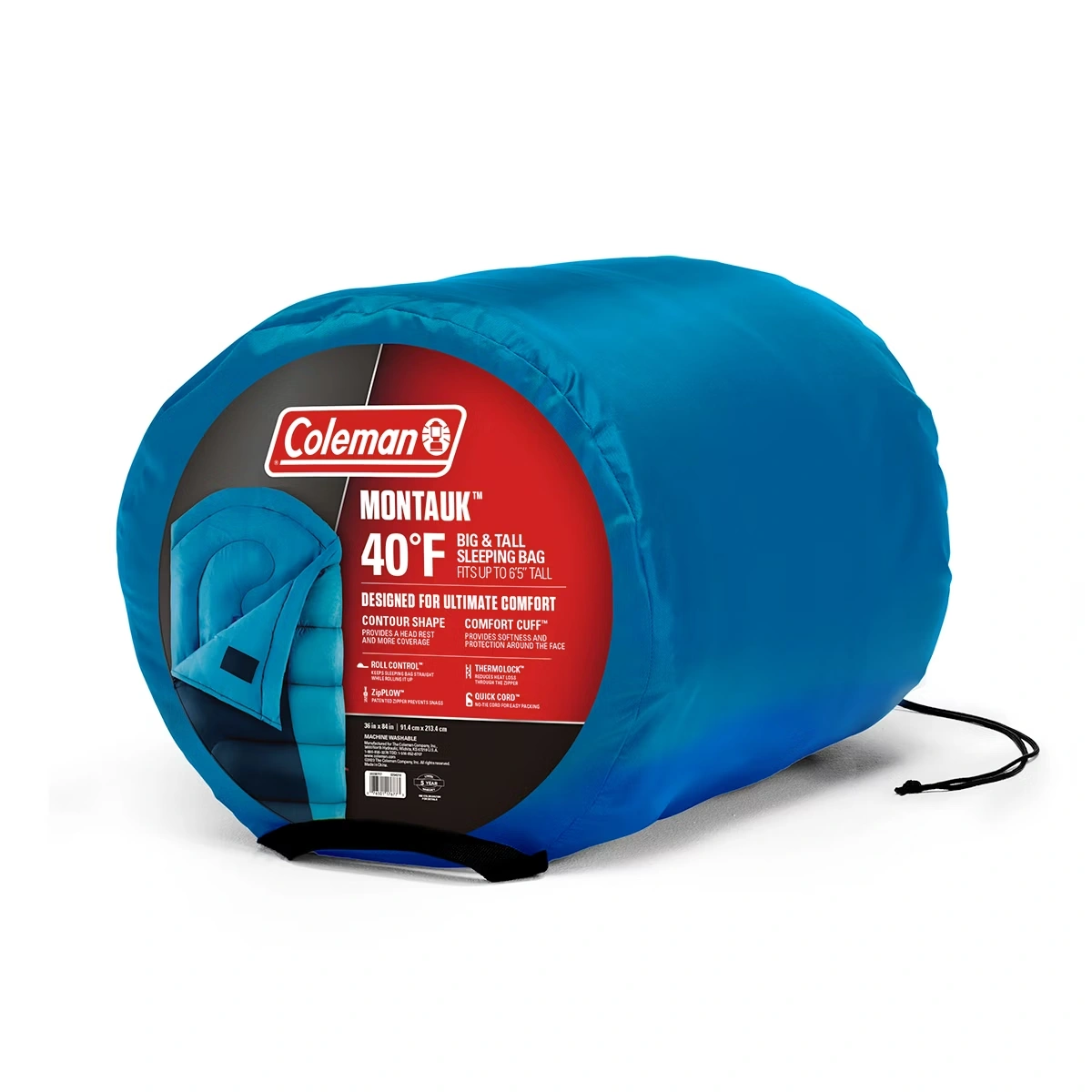 Montauk 40°F Big & Tall Contour Sleeping Bag 8 Montauk 40°F Big & Tall Contour Sleeping Bag
