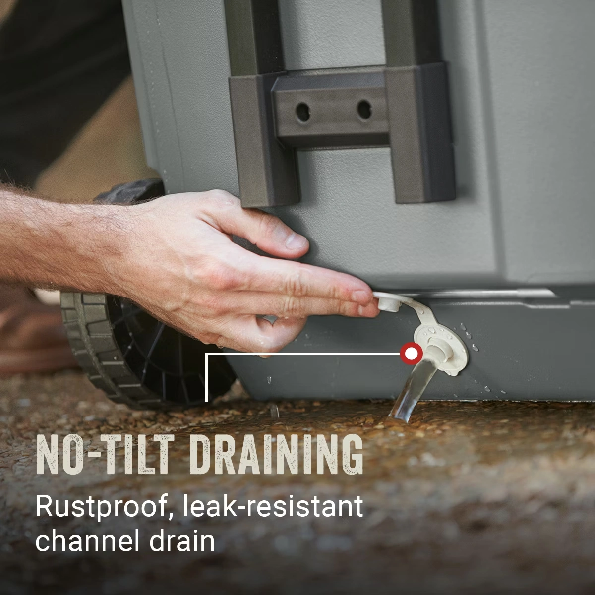 Classic Series™ 65-Quart Wheeled Cooler Rock