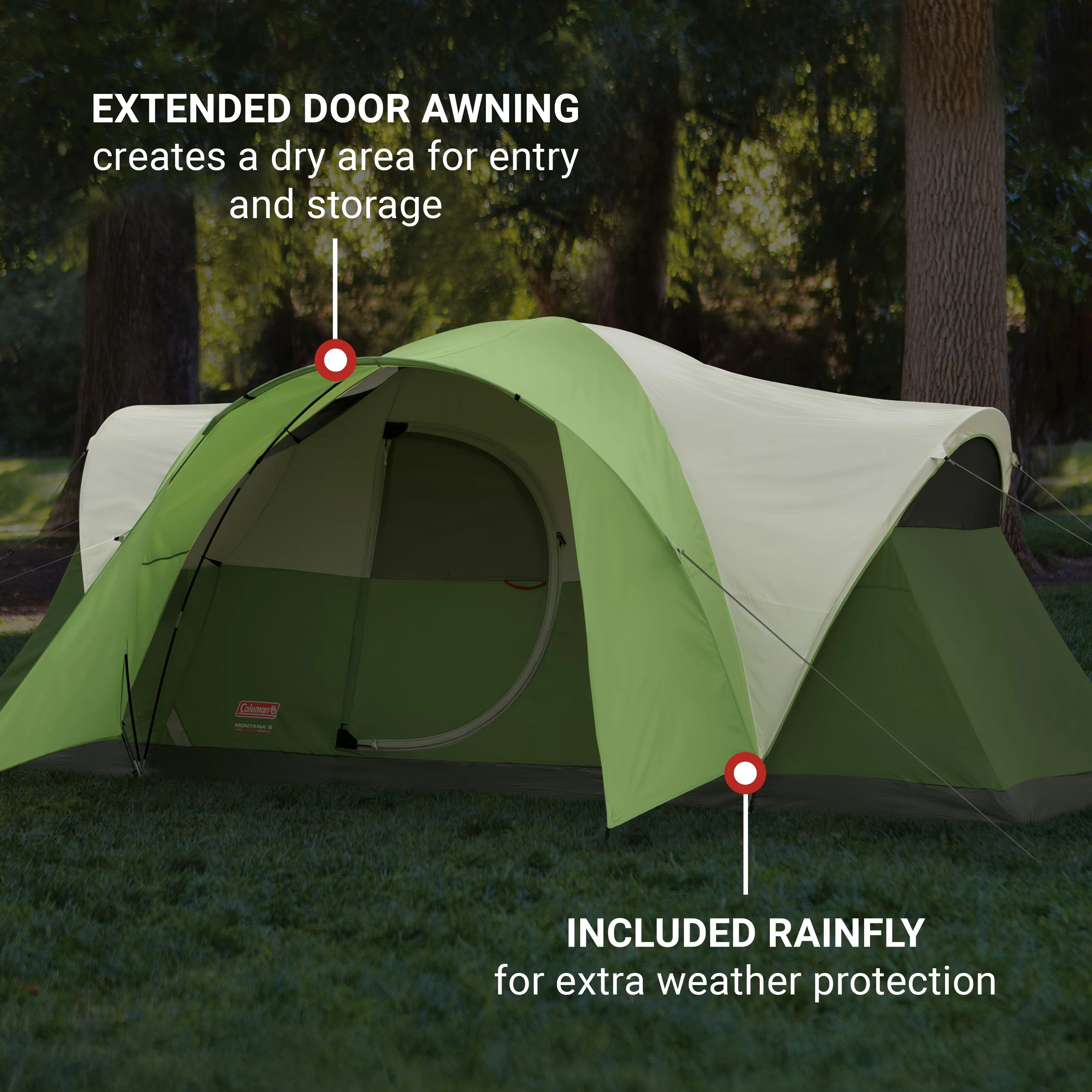 Montana™ 8-Person Tent Palm Green