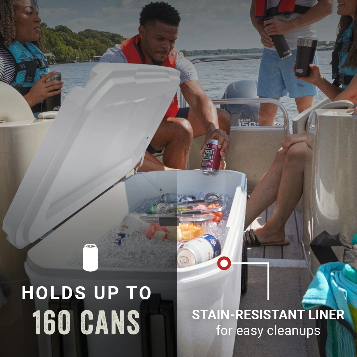 Classic Series 100-Quart Marine Wheeled Cooler 3 Classic Series 100-Quart Marine Wheeled Cooler