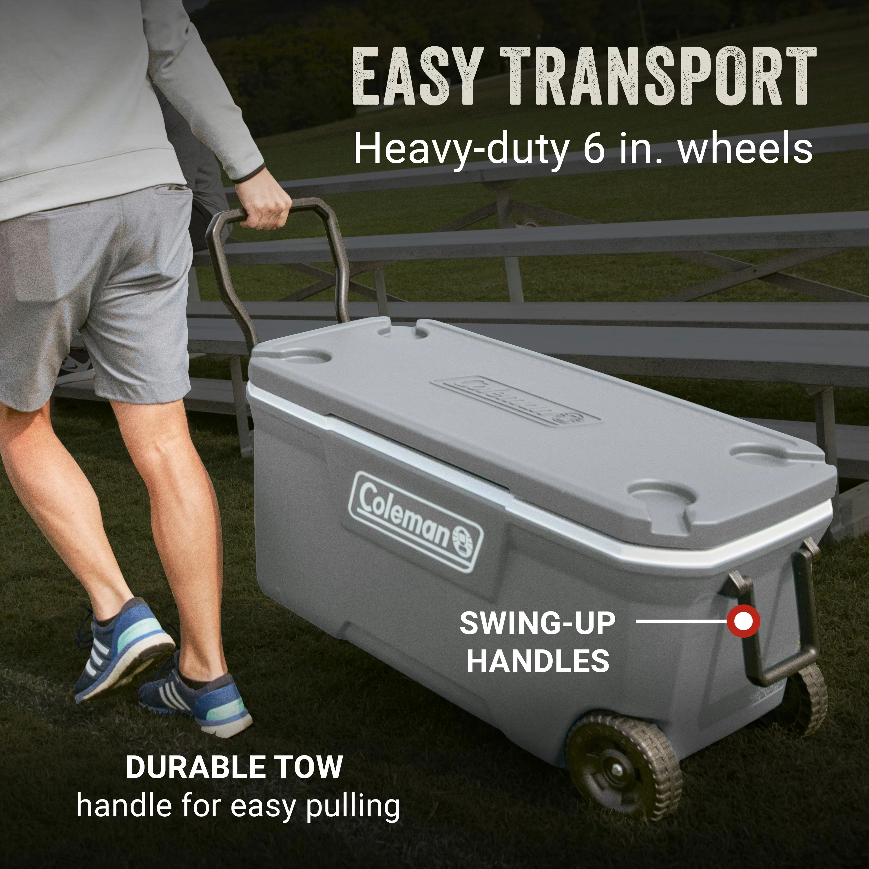 Classic Series 100-Quart Wheeled Cooler Rock 7 Classic Series 100-Quart Wheeled Cooler Rock