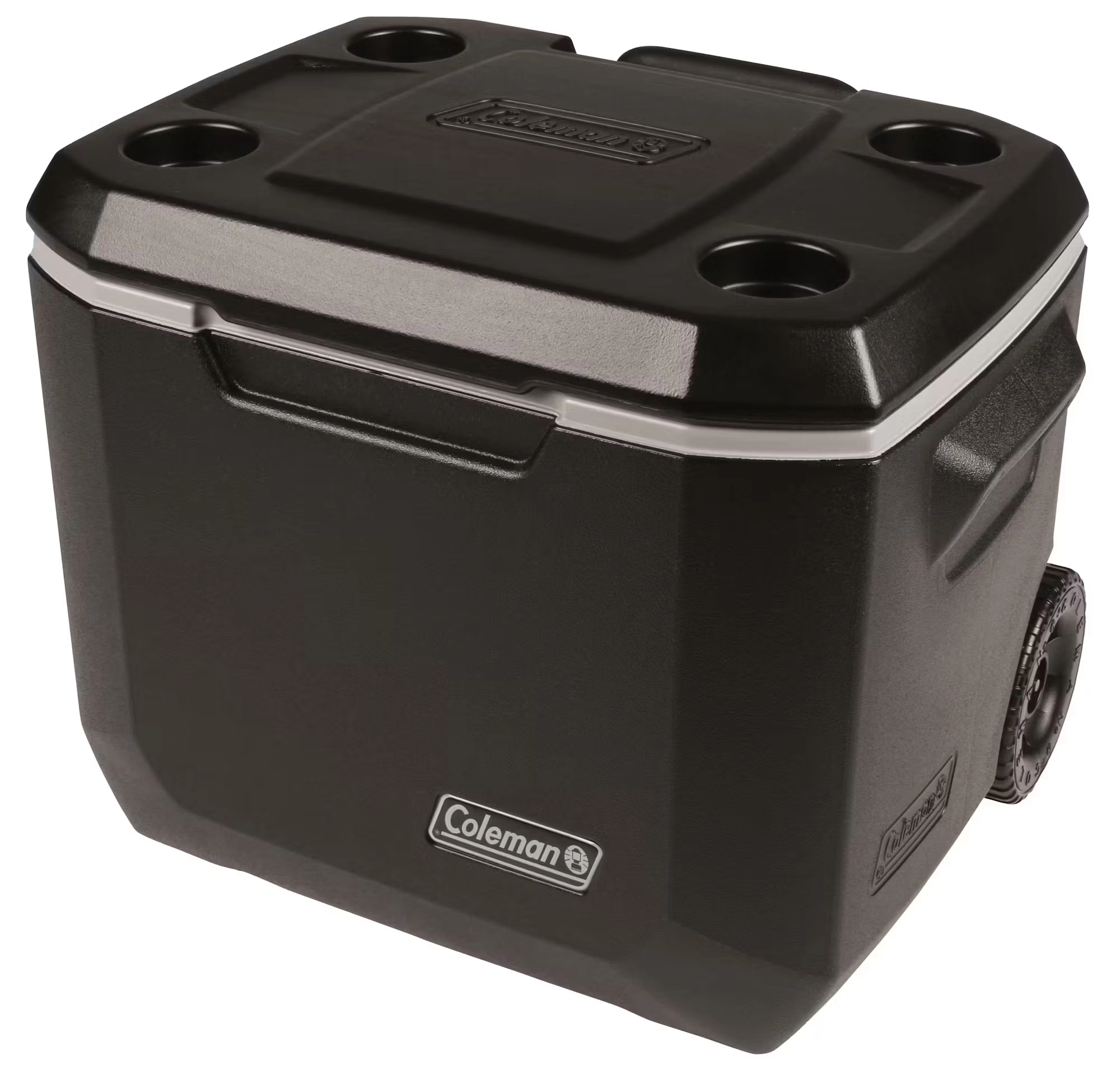 Coleman® 50-Quart Xtreme® 5-Day Hard Cooler with Wheels Black