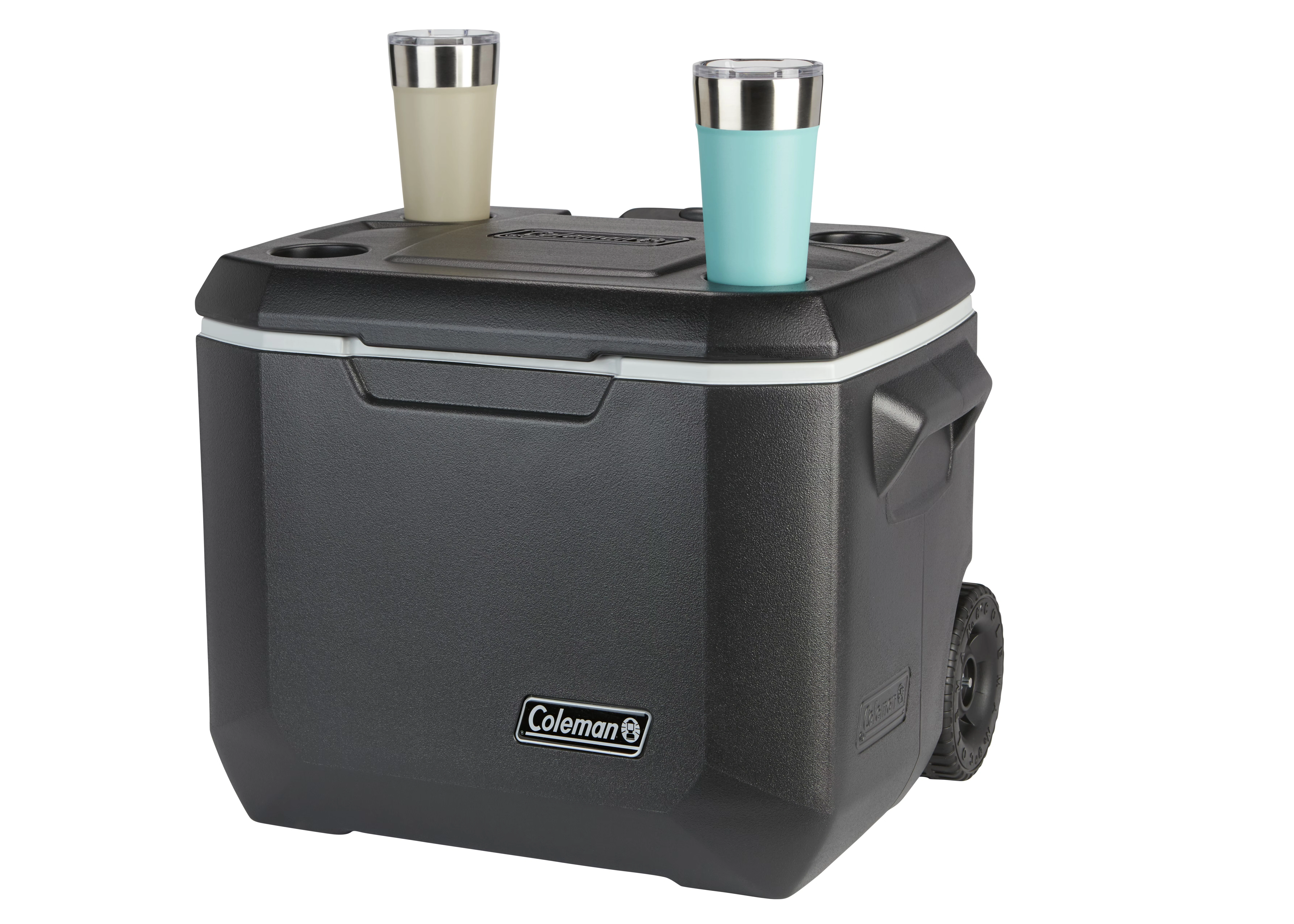 Coleman® 50-Quart Xtreme® 5-Day Hard Cooler with Wheels Black 3 Coleman® 50-Quart Xtreme® 5-Day Hard Cooler with Wheels Black