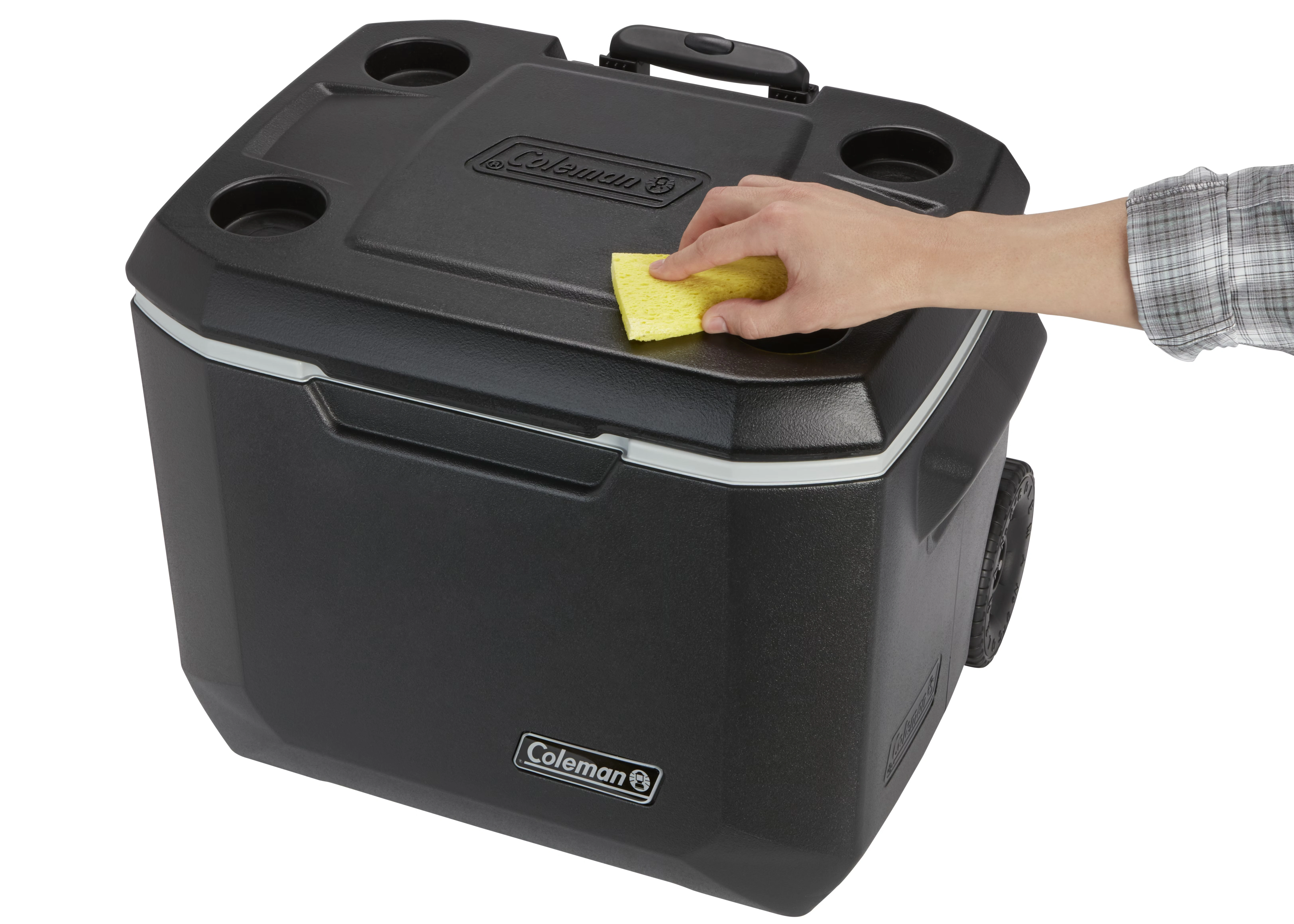 Coleman® 50-Quart Xtreme® 5-Day Hard Cooler with Wheels Black 5 Coleman® 50-Quart Xtreme® 5-Day Hard Cooler with Wheels Black