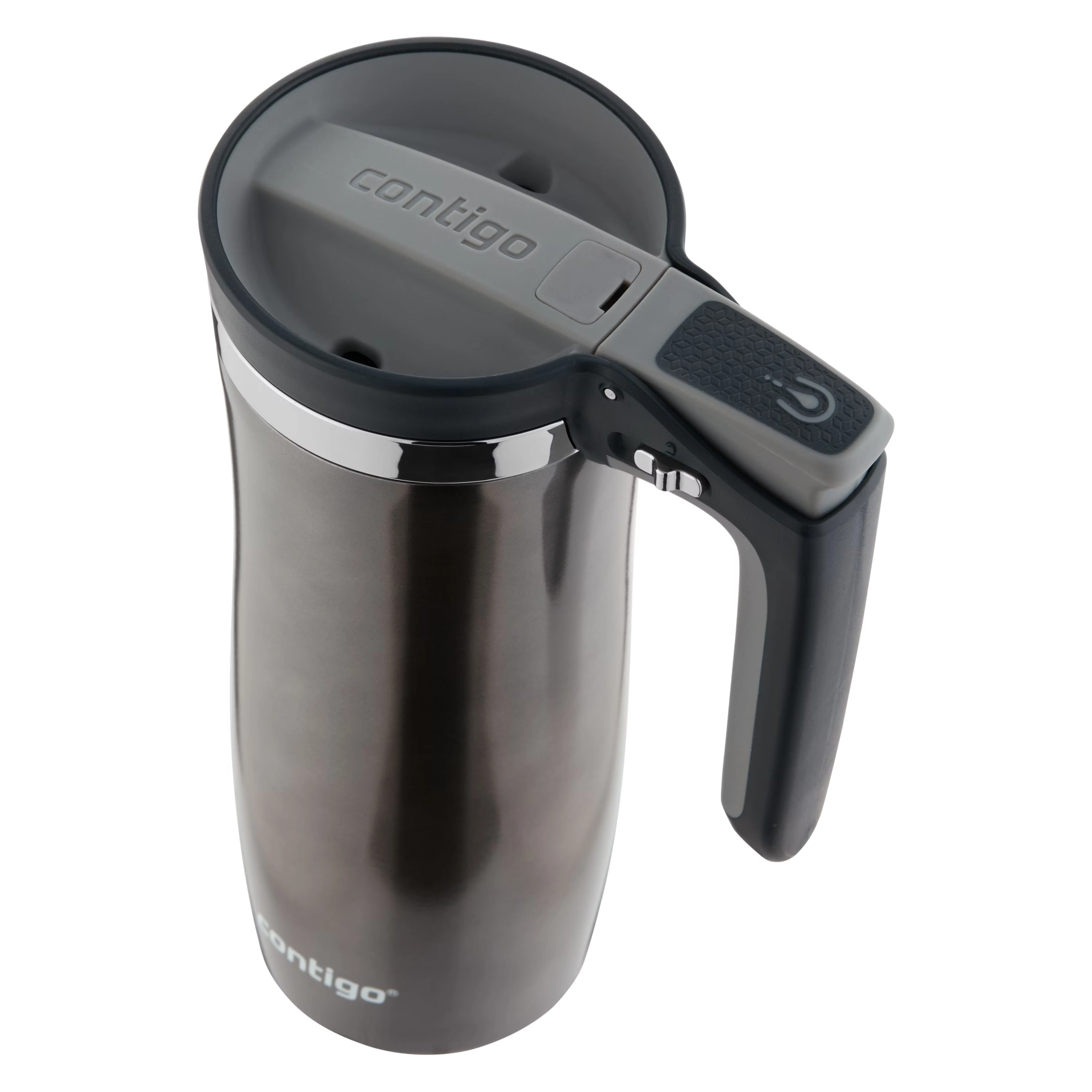 Contigo® Handled AUTOSEAL® Stainless Steel Travel Mug with Easy-Clean Lid, 16oz Gunmetal