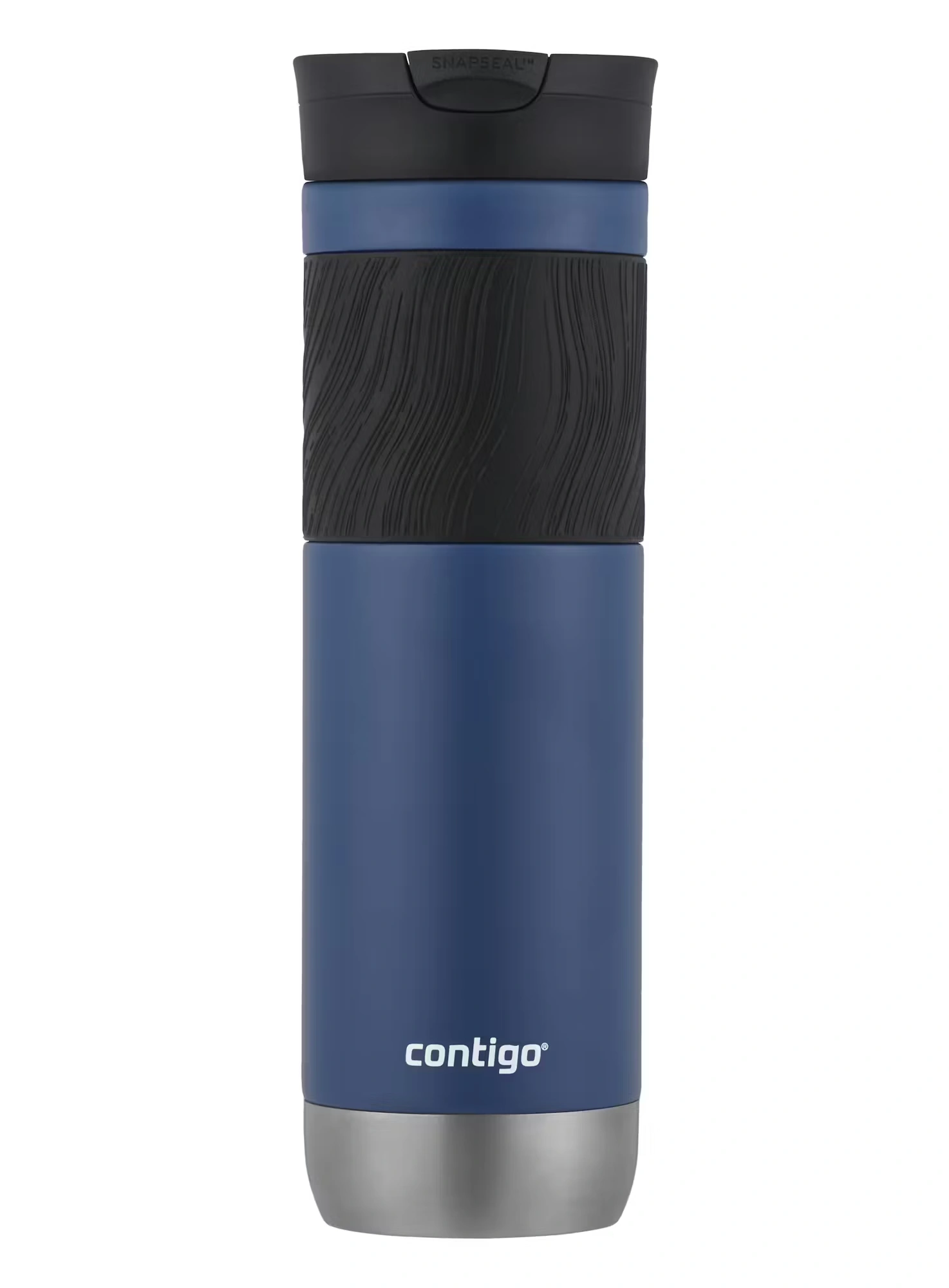Contigo® Byron 2.0 Stainless Steel Travel Mug with SNAPSEAL™ Lid and Grip, 24oz Blue Corn
