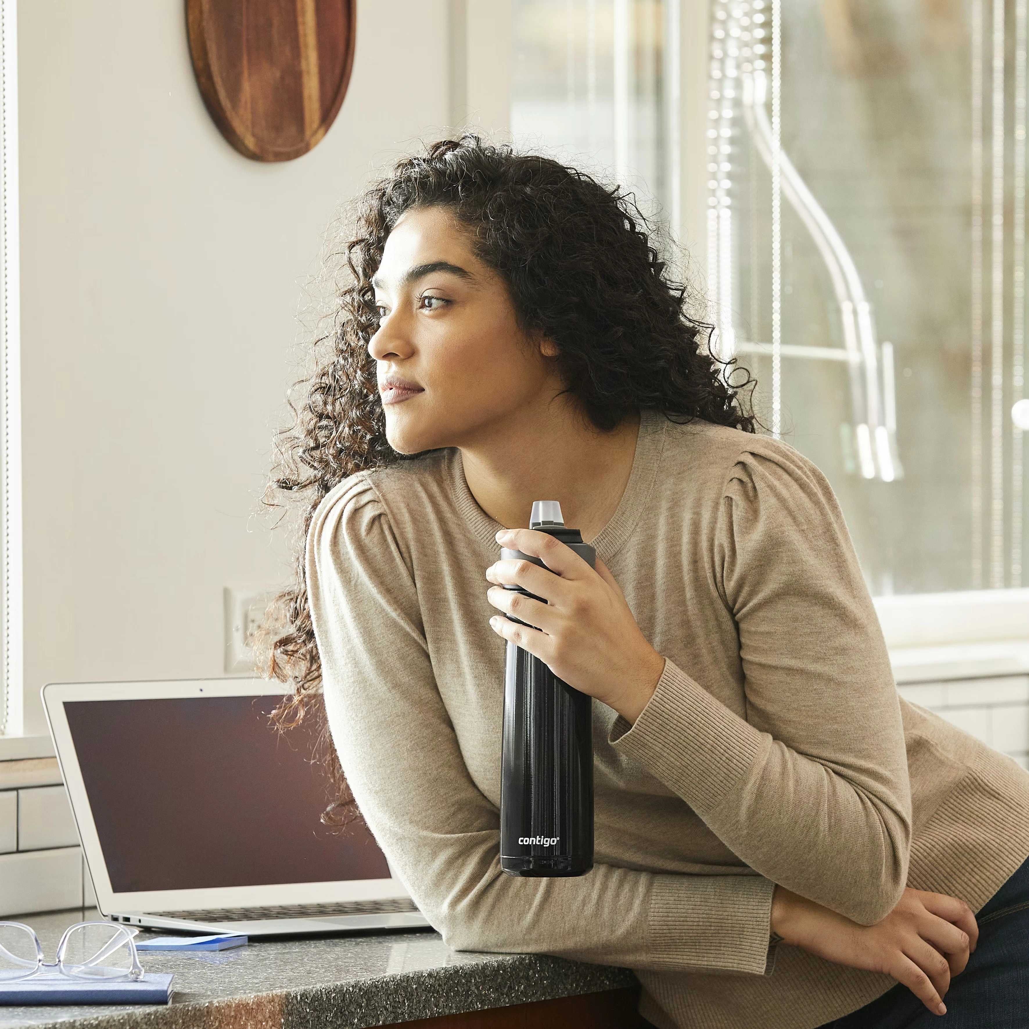 Contigo® Ashland Chill 2.0 Stainless Steel Water Bottle with AUTOSPOUT® Lid, 24oz Licorice