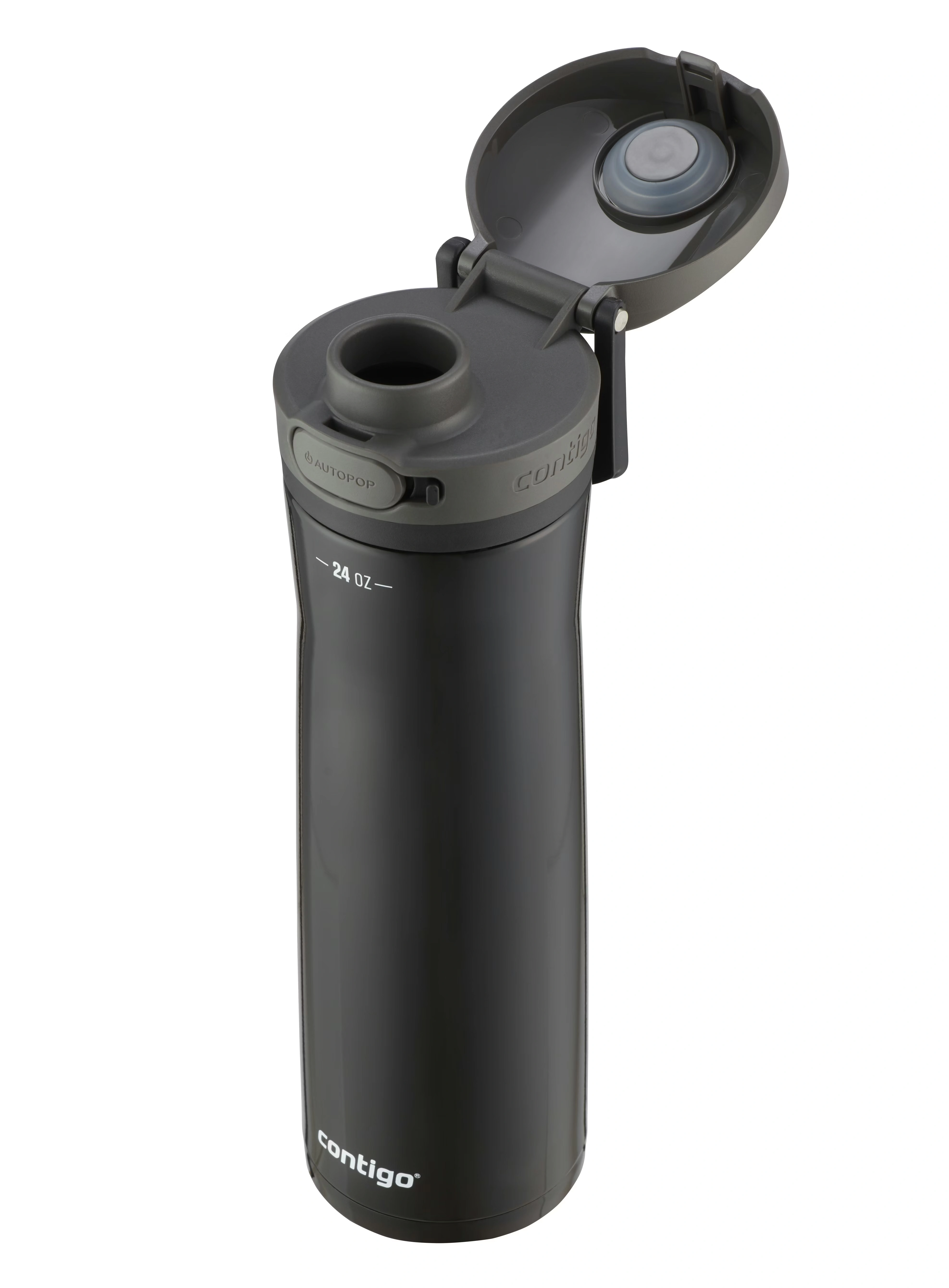 Contigo® Jackson Chill 2.0 Stainless Steel Water Bottle with AUTOPOP Lid, 24oz Licorice