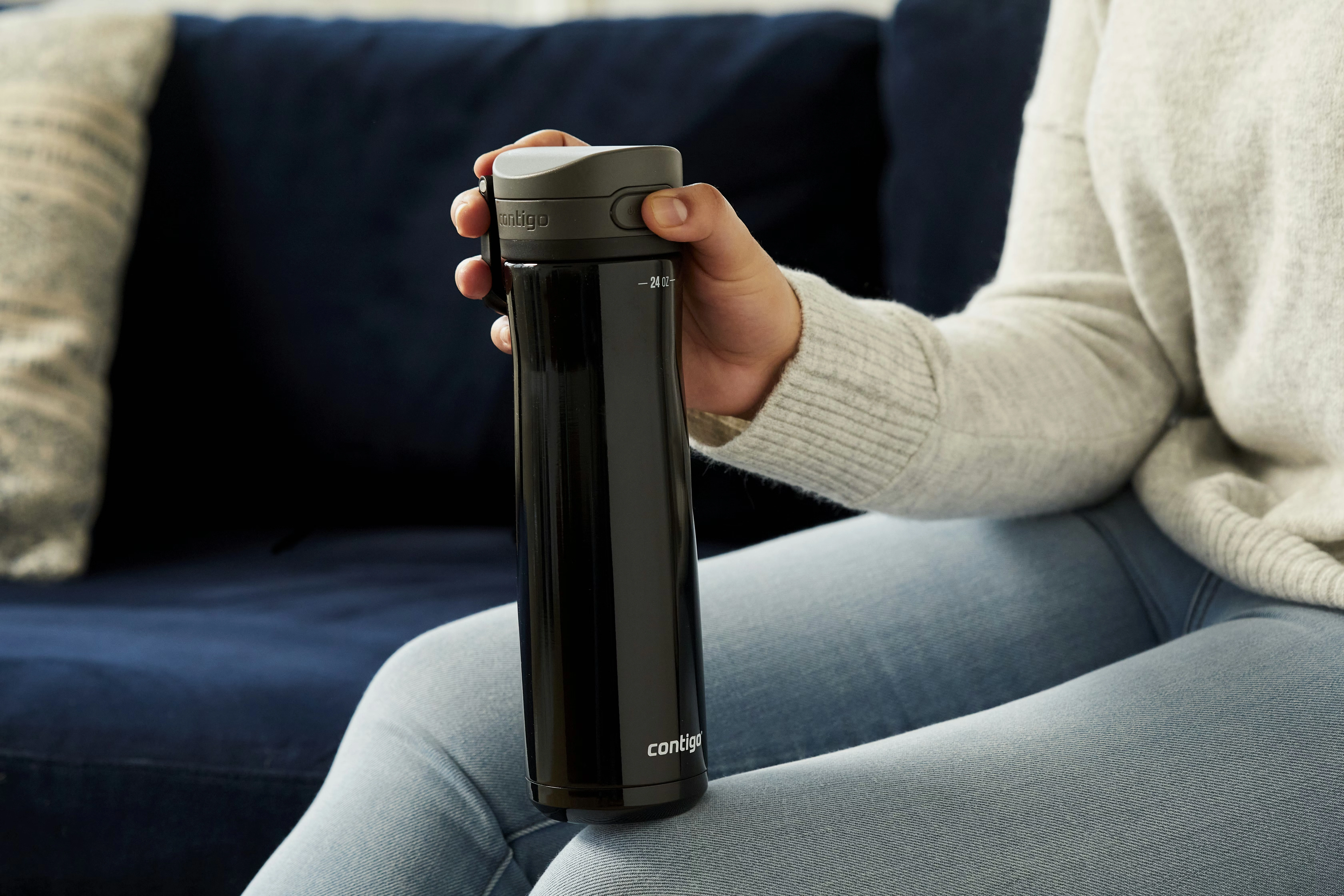 Contigo® Jackson Chill 2.0 Stainless Steel Water Bottle with AUTOPOP Lid, 24oz Licorice 7 Contigo® Jackson Chill 2.0 Stainless Steel Water Bottle with AUTOPOP Lid, 24oz Licorice