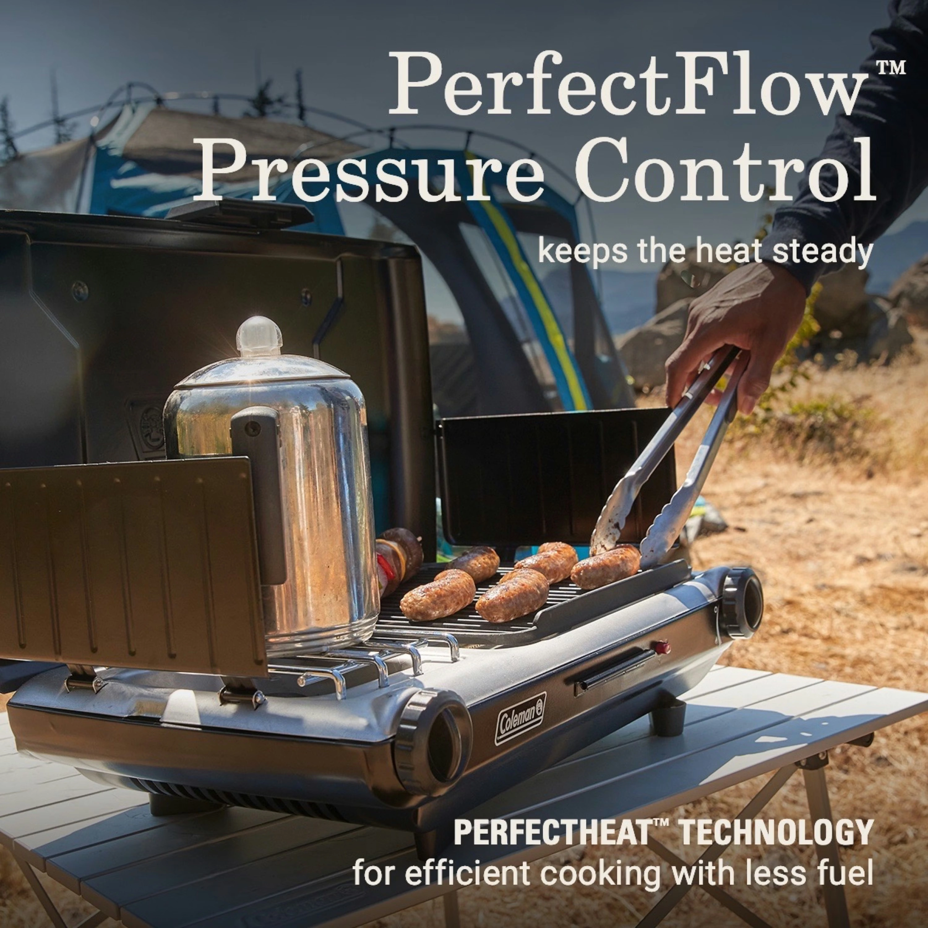 Classic 2-in-1 Camping Grill/Stove, Black 3 Classic 2-in-1 Camping Grill/Stove, Black