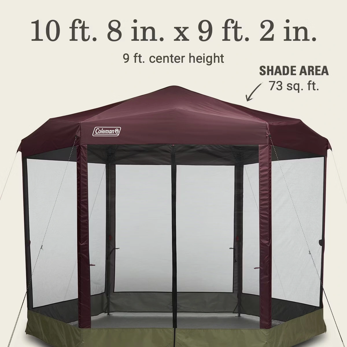 Back Home™ 10.5 x 9 Screen Canopy Tent Blackberry 7 Back Home™ 10.5 x 9 Screen Canopy Tent Blackberry