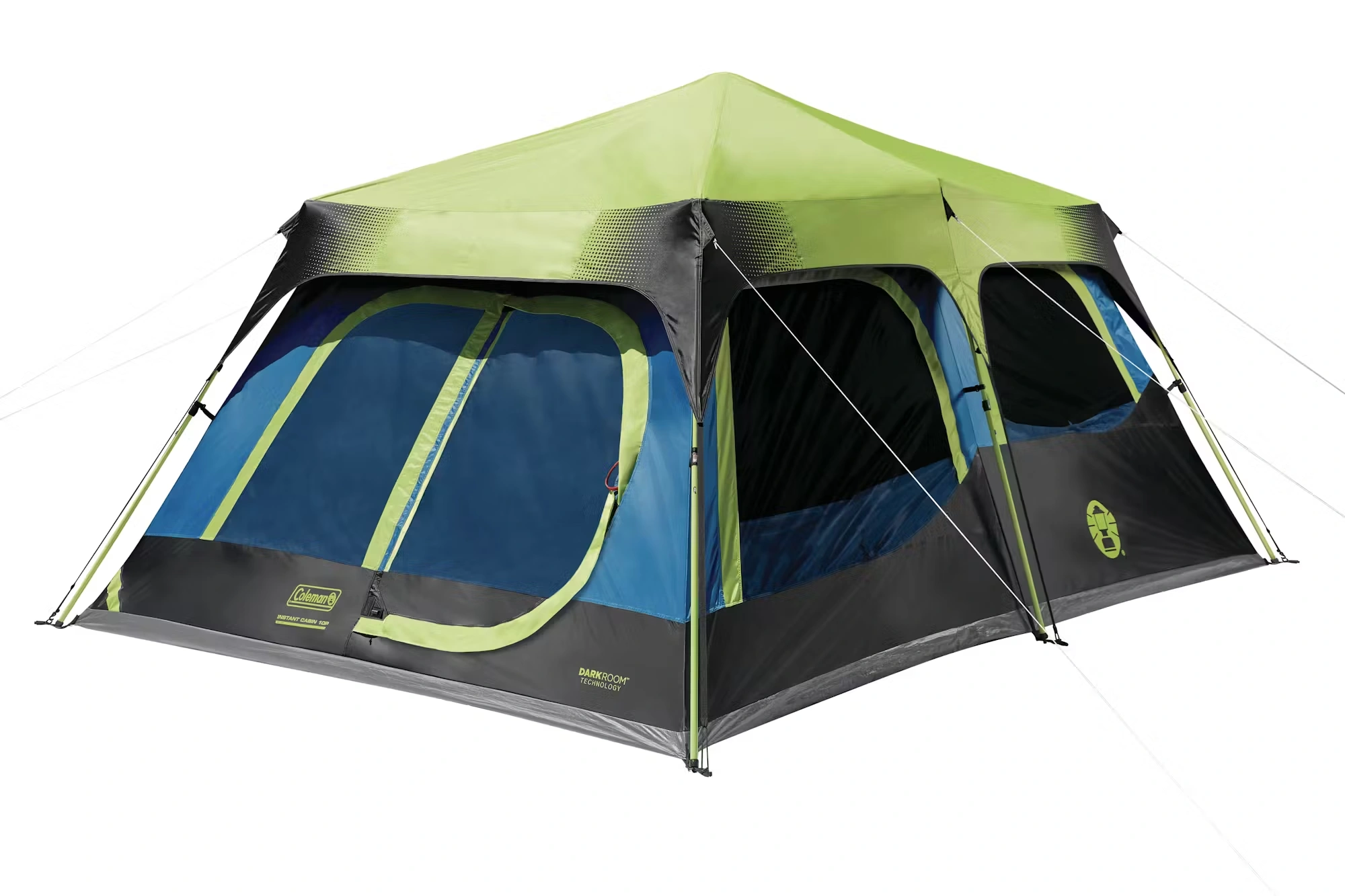 10-Person Dark Room Instant Cabin Tent with Rainfly