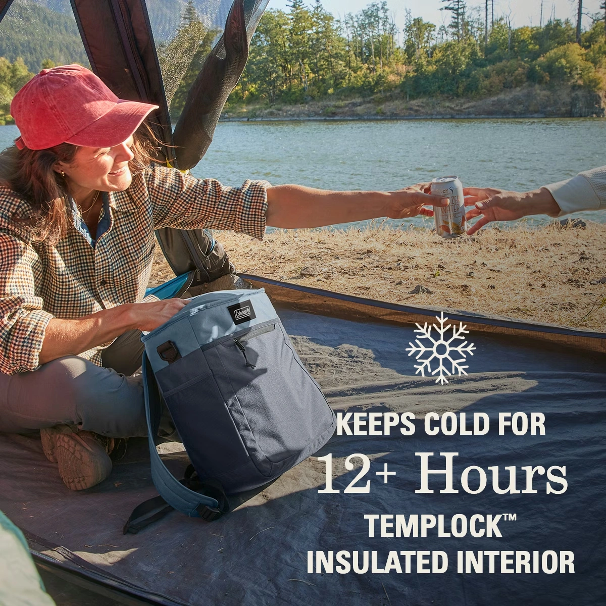 TranslatR™ 16-Can Convertible Soft-Sided Cooler Totepack Blue