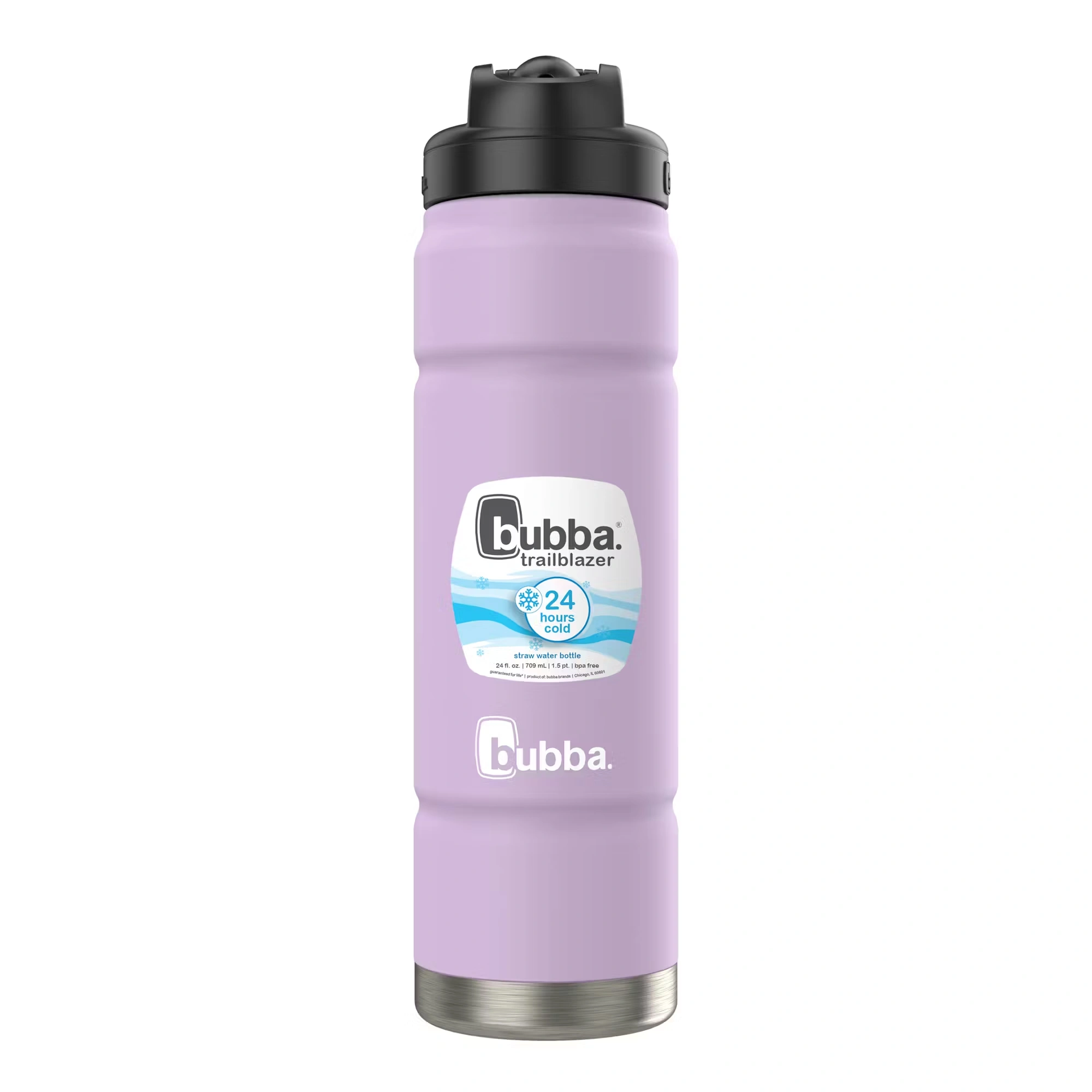 bubba Trailblazer Insulated Water Bottle with Straw Lid, 24oz