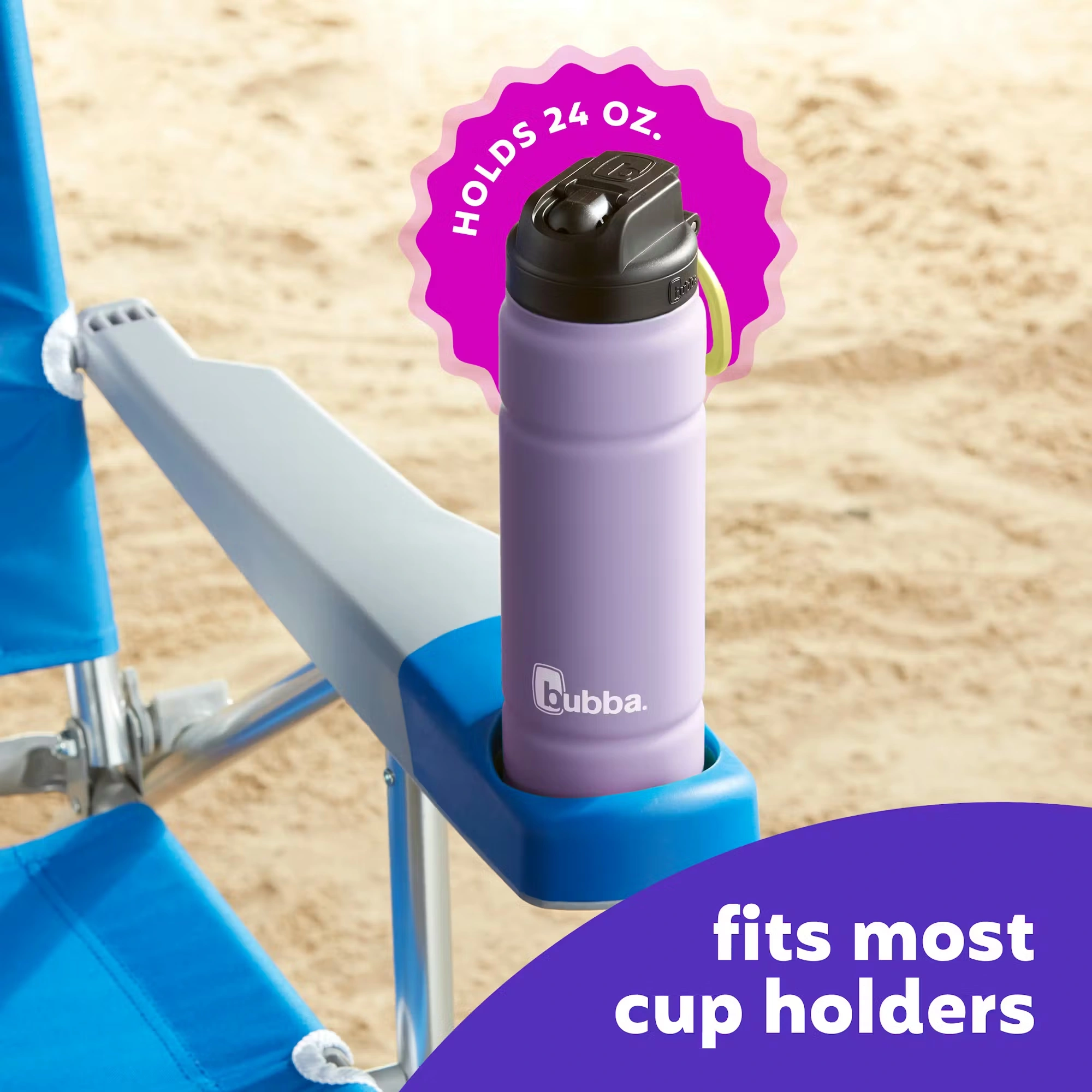 bubba Trailblazer Insulated Water Bottle with Straw Lid, 24oz