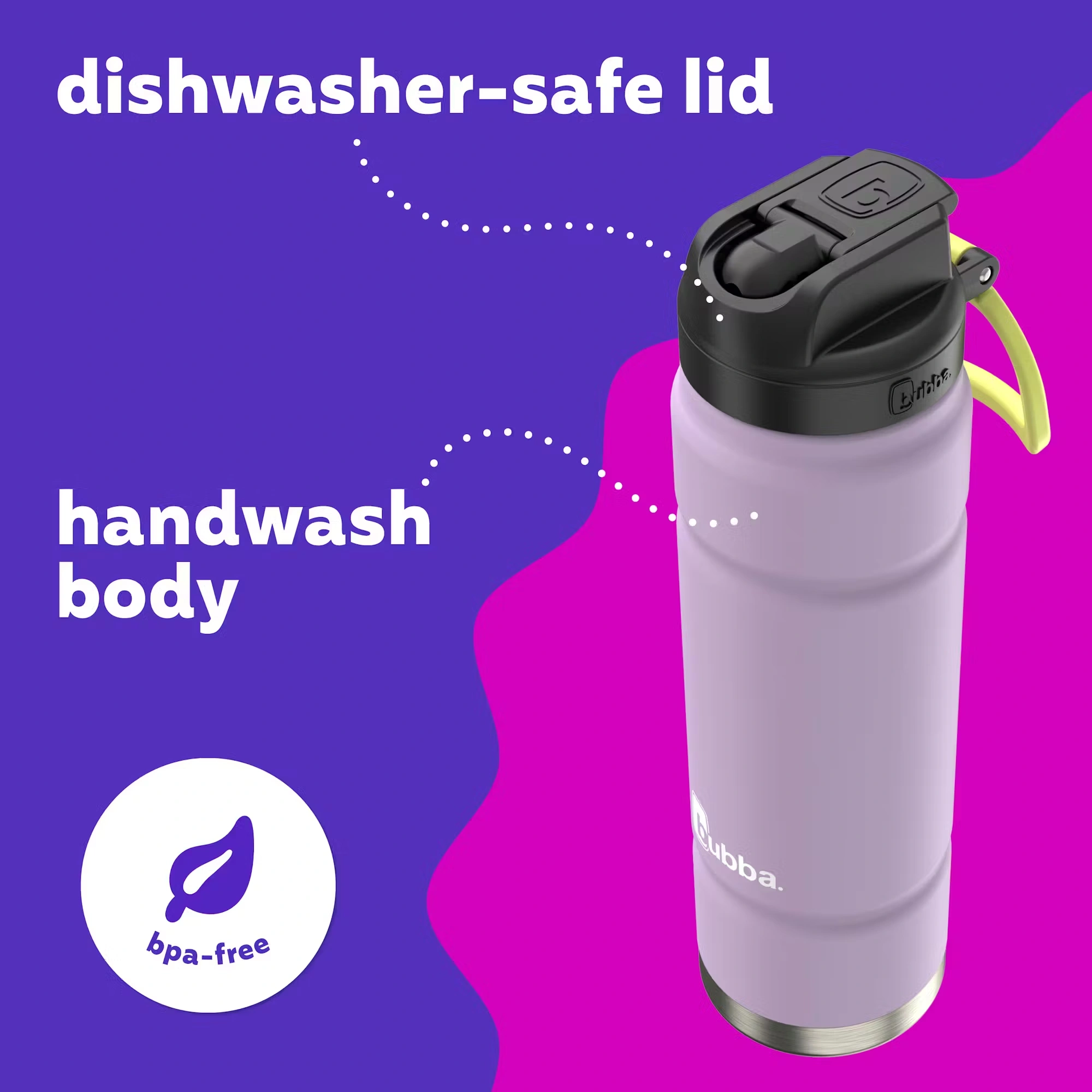 bubba Trailblazer Insulated Water Bottle with Straw Lid, 24oz