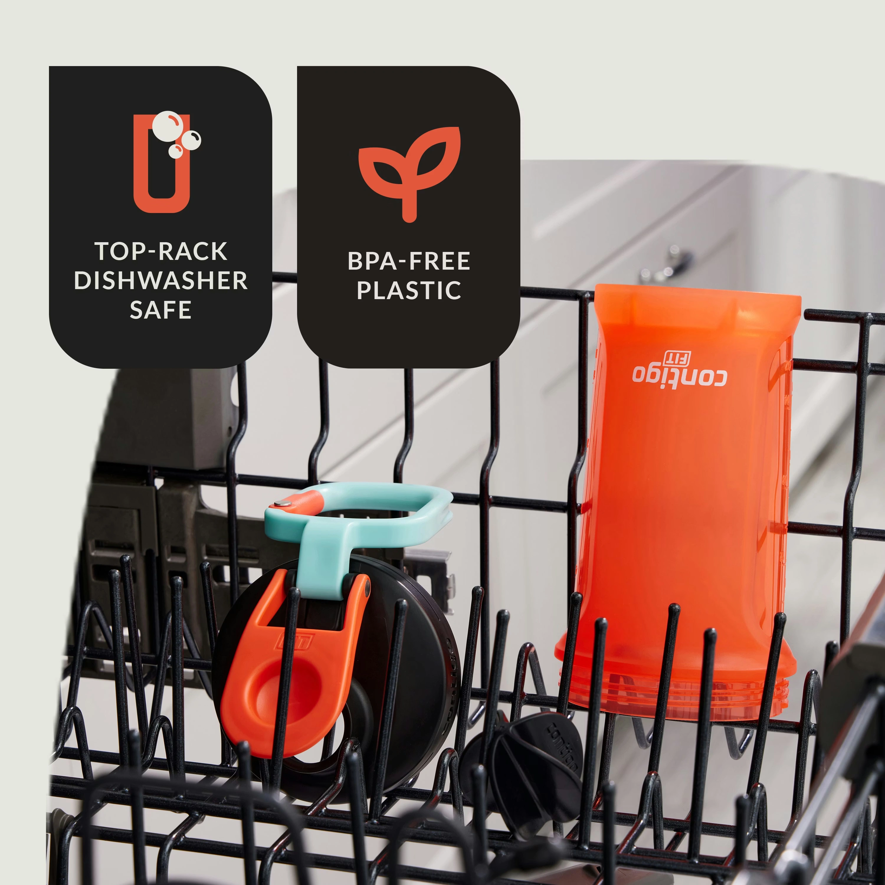 Contigo® Fit Shake & Go 2.0 Shaker Bottle, 20 fl oz. Cayenne 6 Contigo® Fit Shake & Go 2.0 Shaker Bottle, 20 fl oz. Cayenne