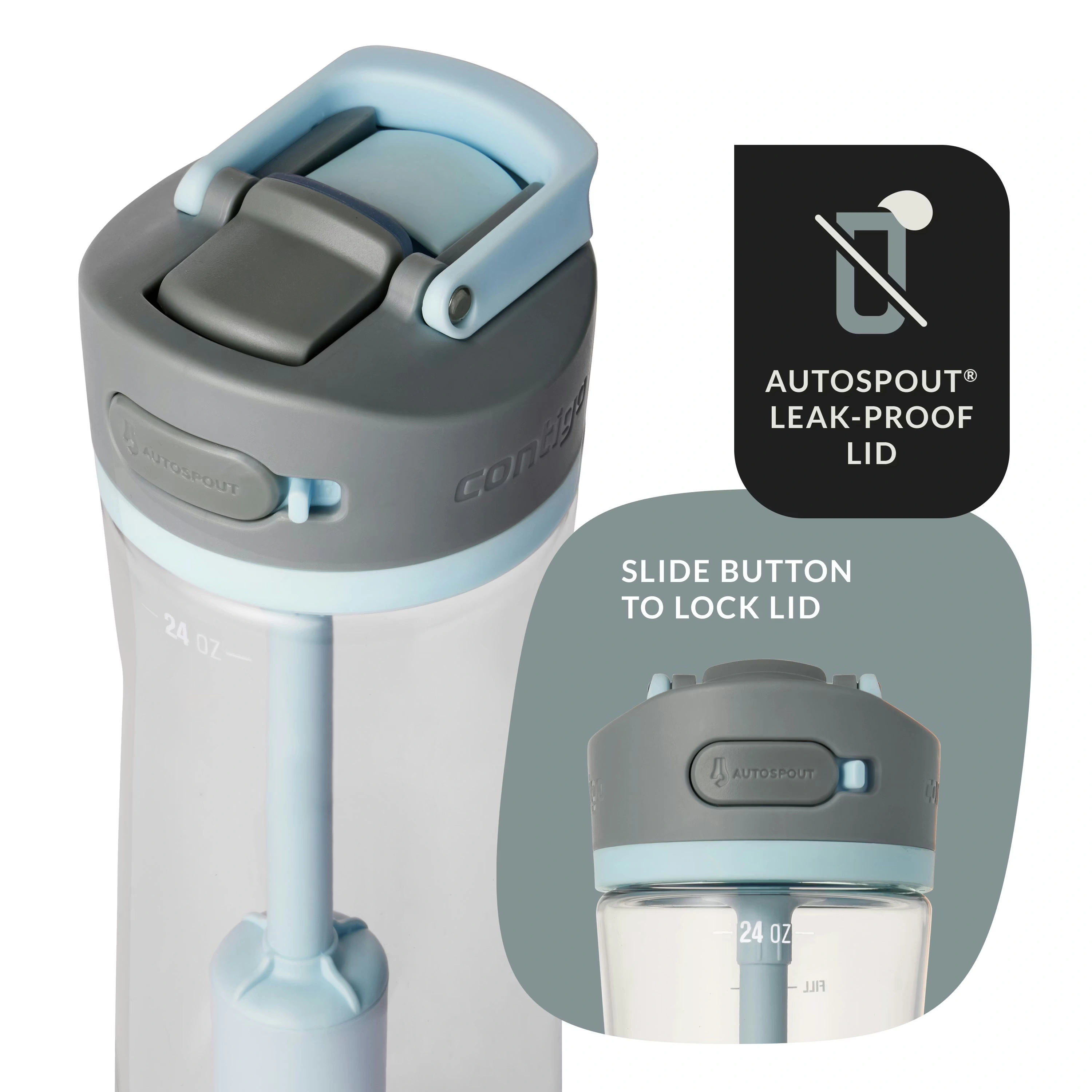 Contigo® Wells Straw Filtration Tritan Water Bottle with AUTOSPOUT® LID, 24oz Salt 4 Contigo® Wells Straw Filtration Tritan Water Bottle with AUTOSPOUT® LID, 24oz Salt