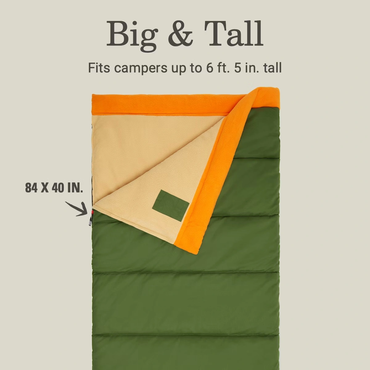 Big Game™ 0°F Big & Tall Sleeping Bag 5 Big Game™ 0°F Big & Tall Sleeping Bag