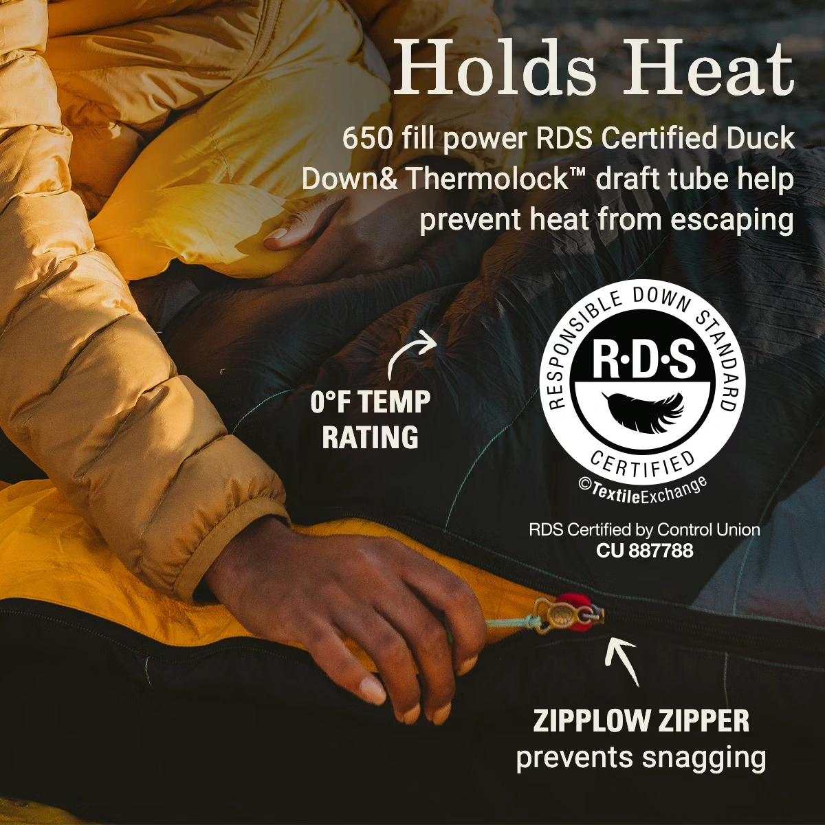 PEAK1™ 0°F Mummy Down Sleeping Bag - Regular 5 PEAK1™ 0°F Mummy Down Sleeping Bag - Regular