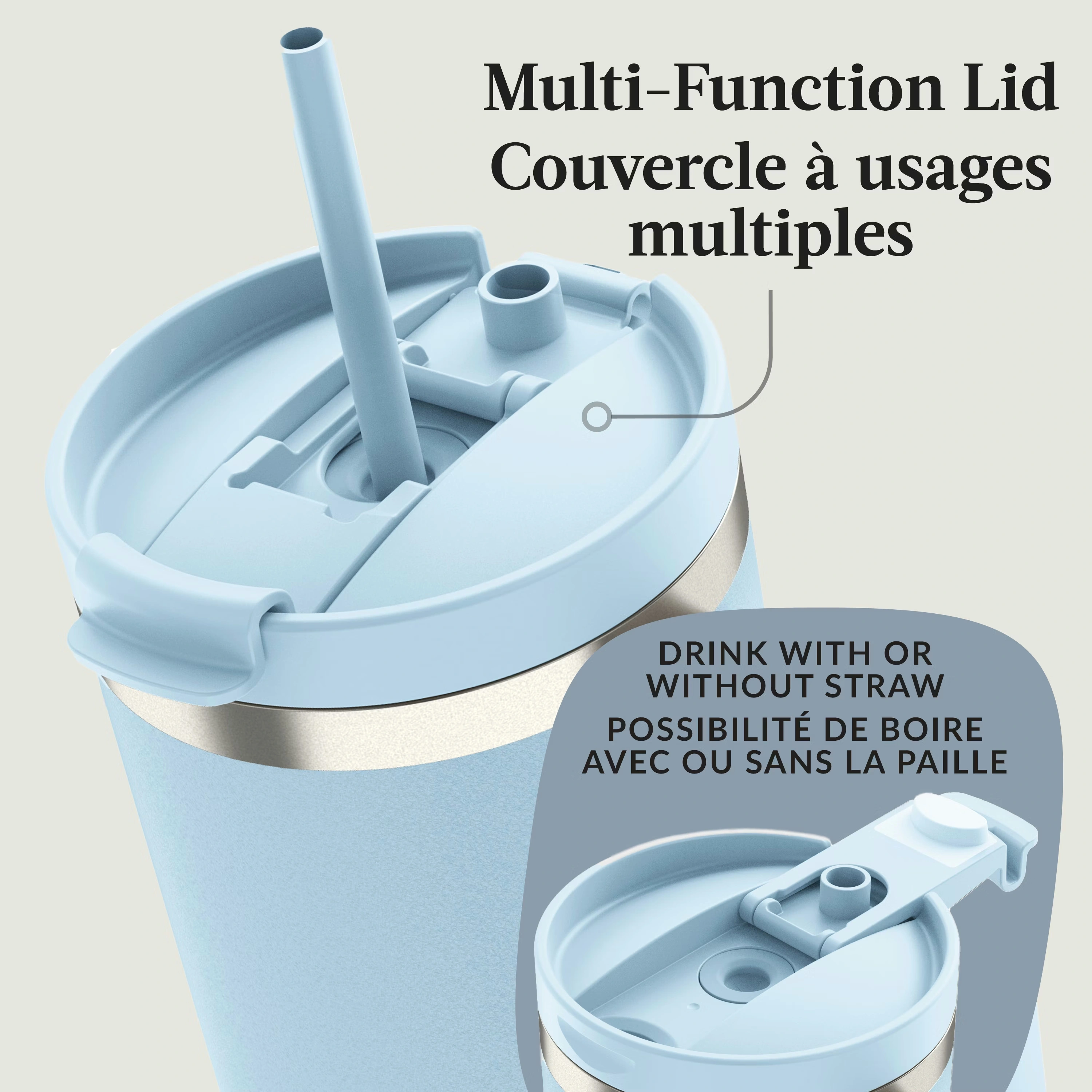 Streeterville Tumbler, 40oz Glacier