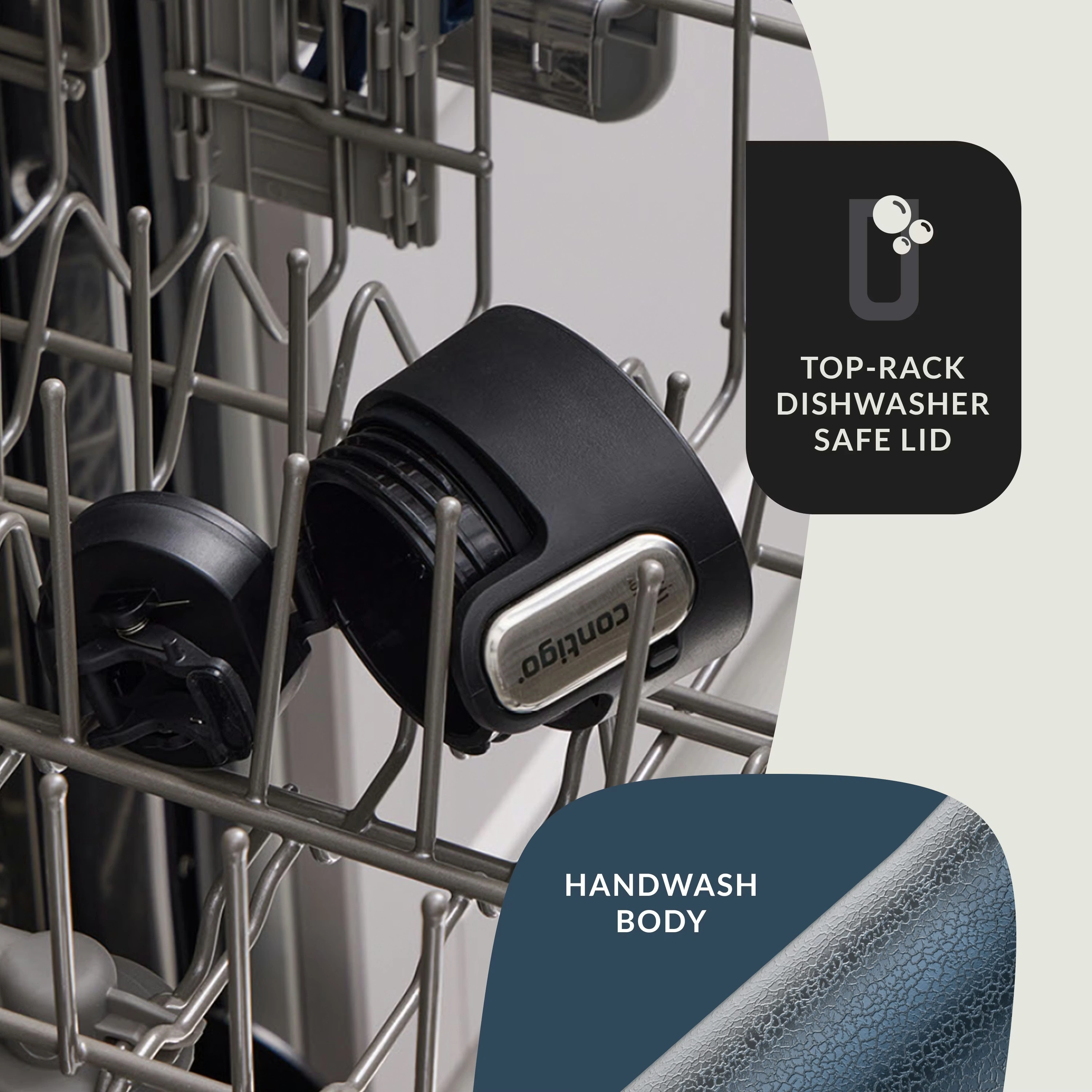 Contigo® West Loop 3.0 Stainless Steel Travel Mug with AUTOSEAL® Lid, 16oz Crystal Blueberry