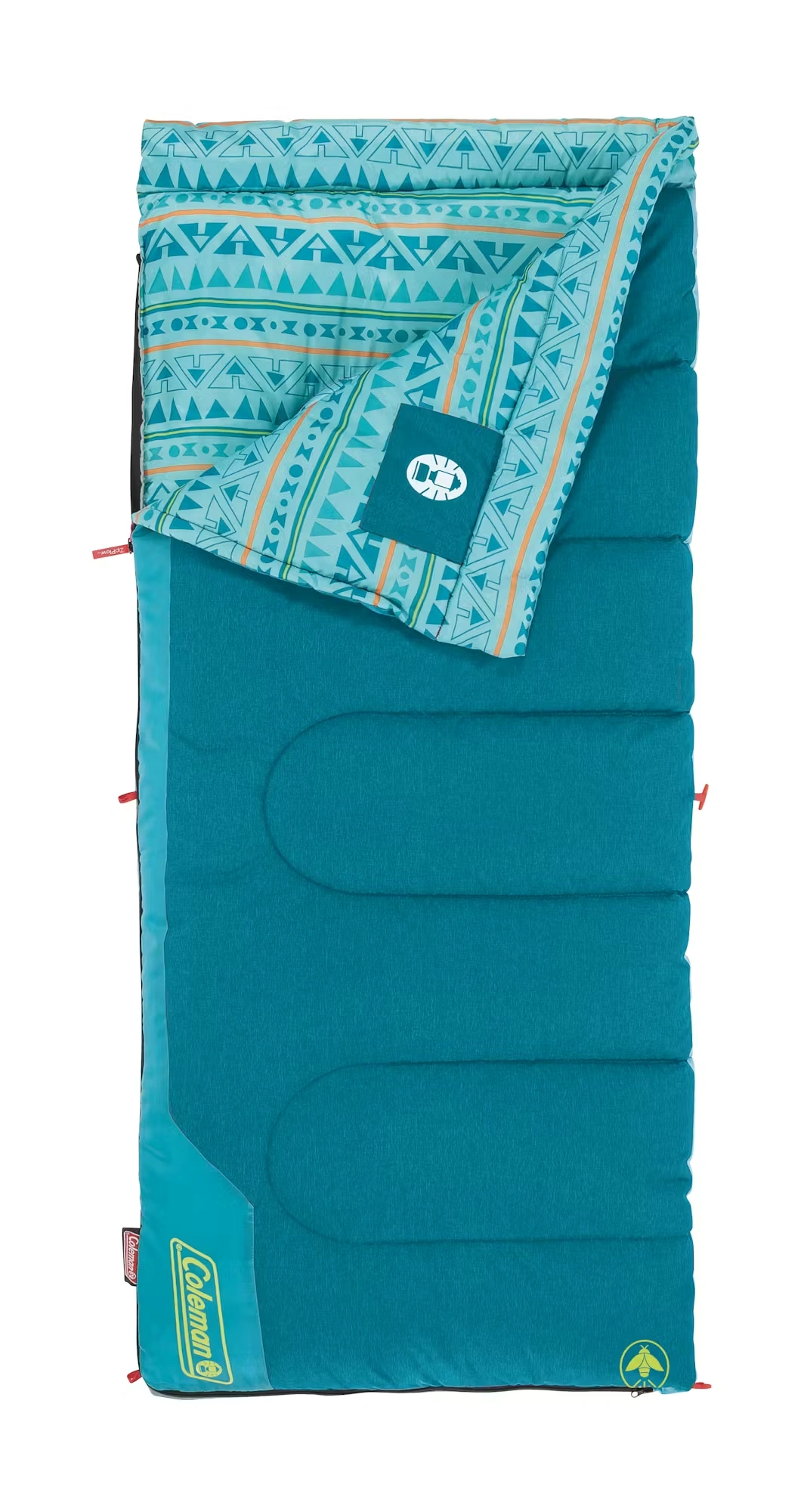 Kids 50°F Cool-Weather Sleeping Bag Teal