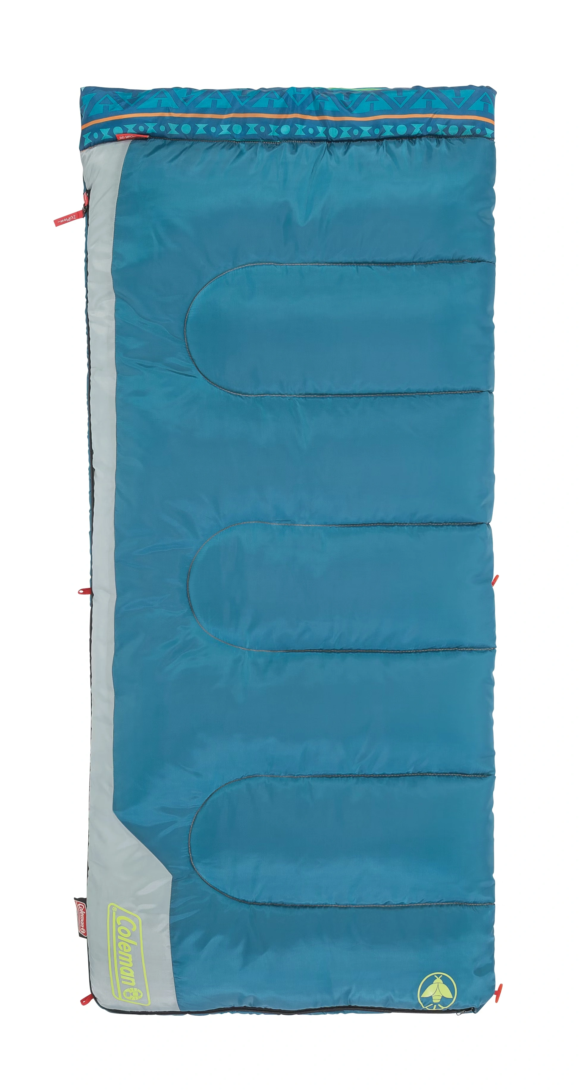 Kids 50°F Cool-Weather Sleeping Bag Teal 3 Kids 50°F Cool-Weather Sleeping Bag Teal
