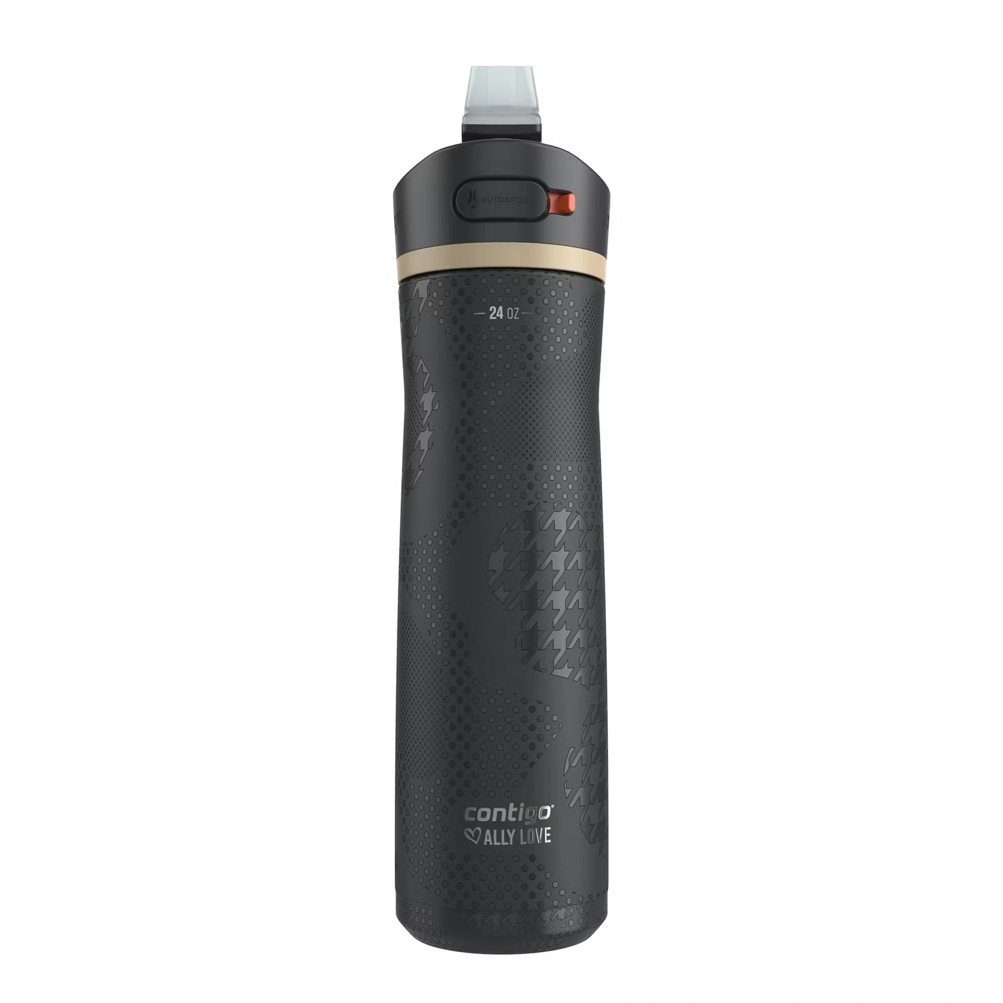 Contigo® x Ally Love Ashland Chill 2.0 Stainless Steel Water Bottle with AUTOSPOUT® Lid, 24oz Licorice