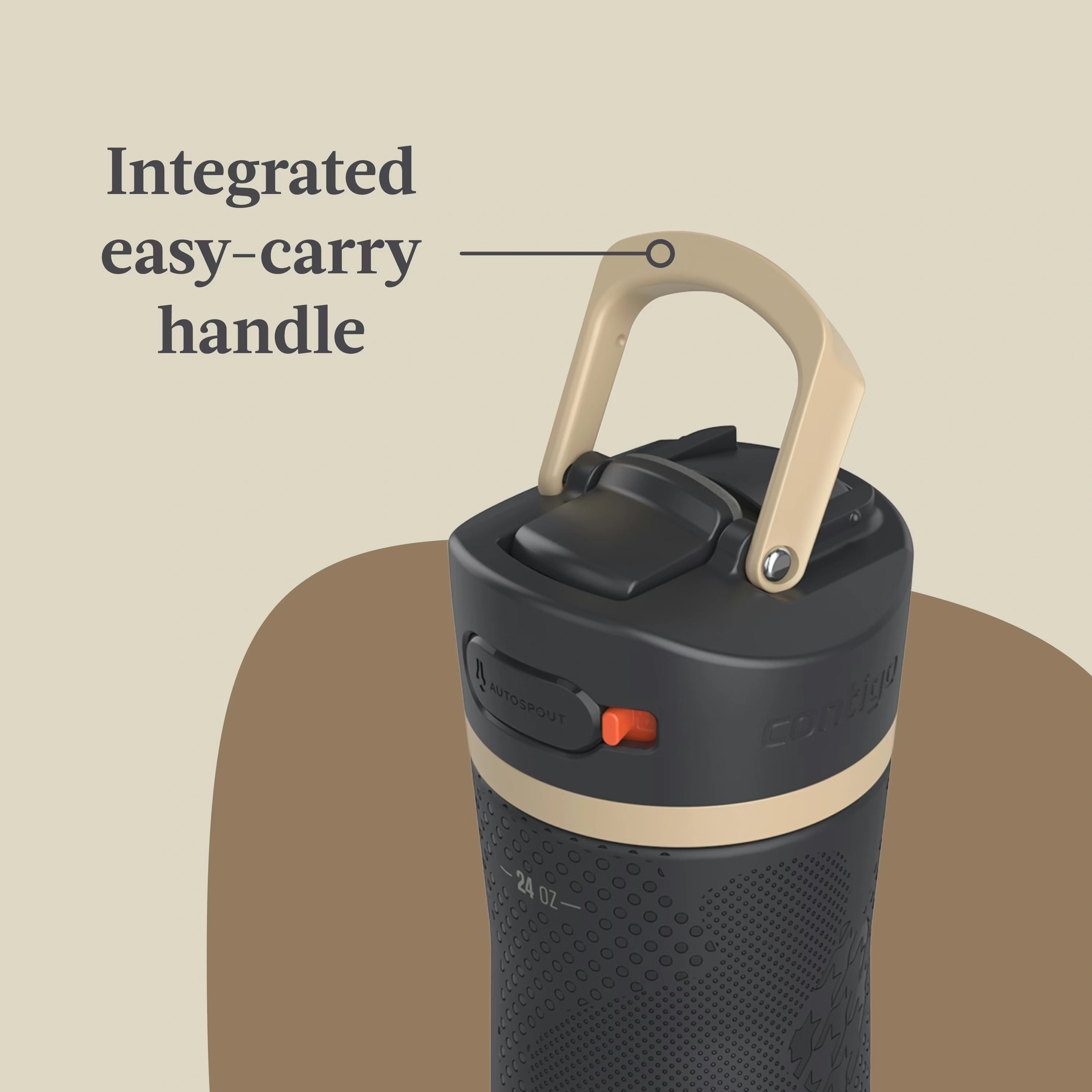 Contigo® x Ally Love Ashland Chill 2.0 Stainless Steel Water Bottle with AUTOSPOUT® Lid, 24oz Licorice 6 Contigo® x Ally Love Ashland Chill 2.0 Stainless Steel Water Bottle with AUTOSPOUT® Lid, 24oz Licorice