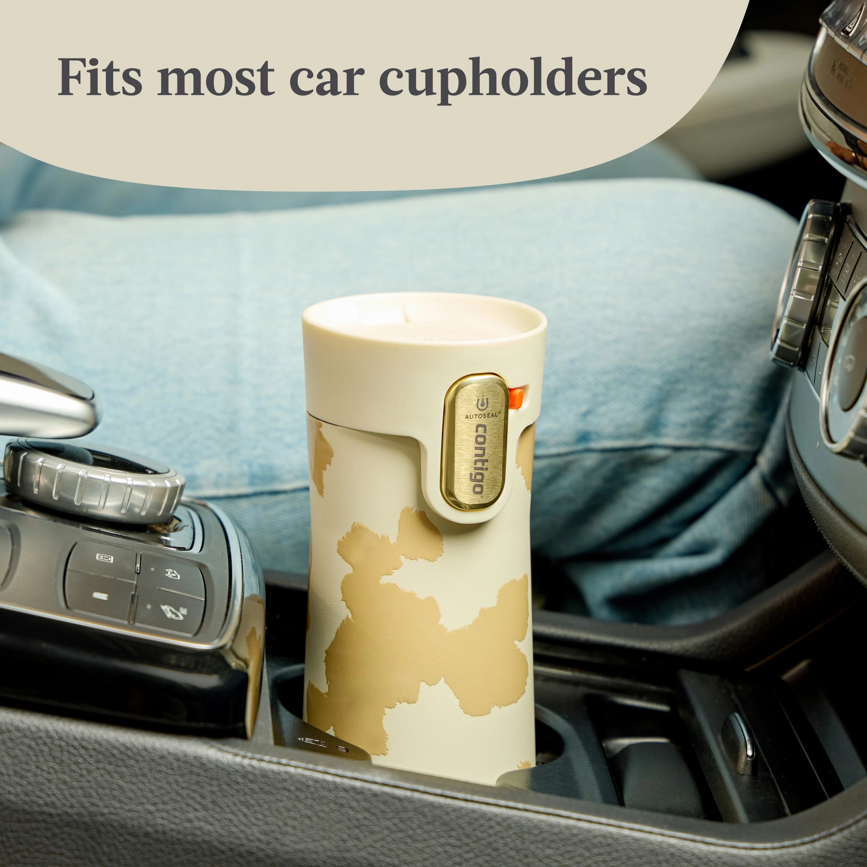 Contigo® x Ally Love West Loop 3.0 Stainless Steel Travel Mug with AUTOSEAL® Easy-Clean Lid, 16oz Oatmilk