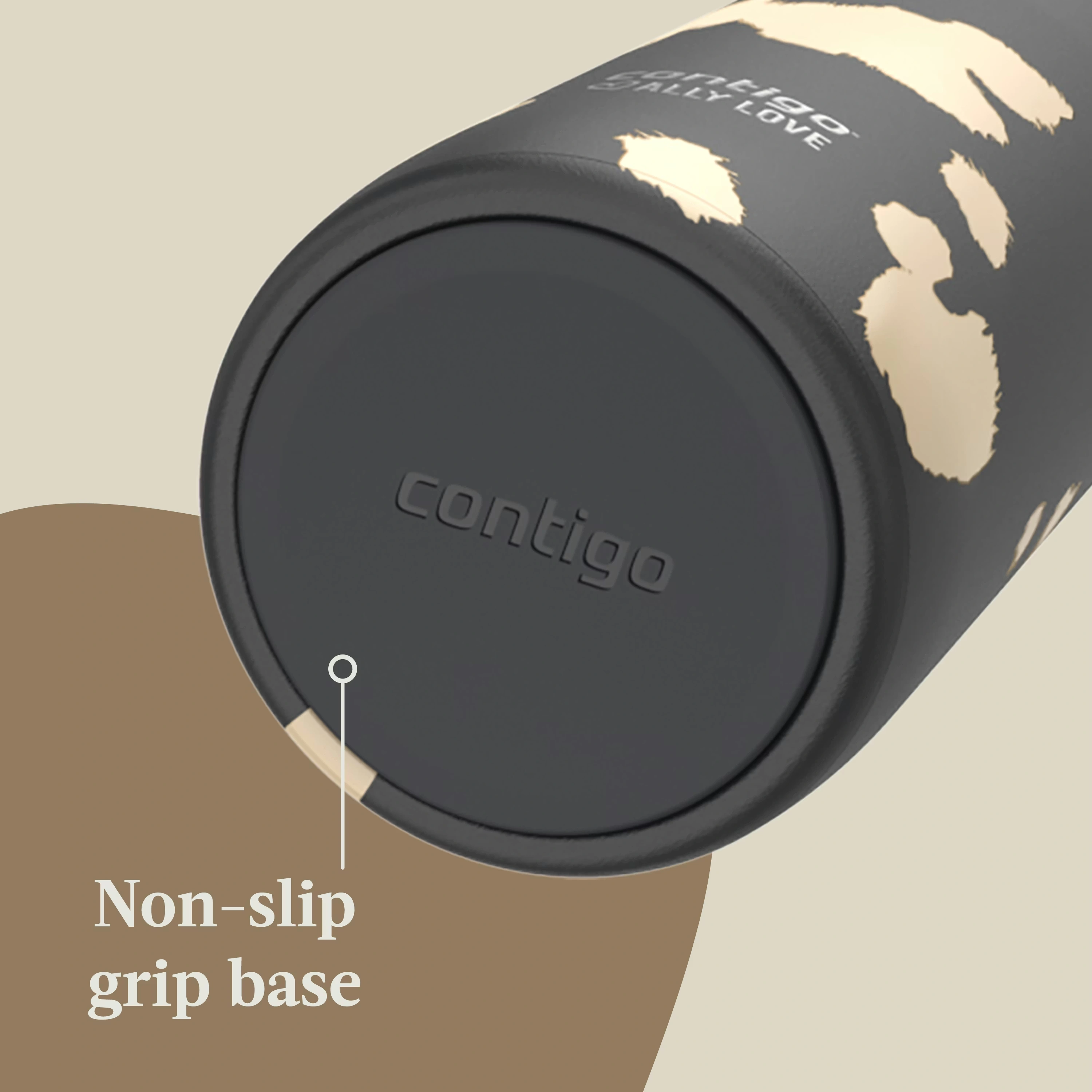 Contigo® x Ally Love Streeterville 2.0 Stainless Steel Tumbler with Straw, 24oz Licorice