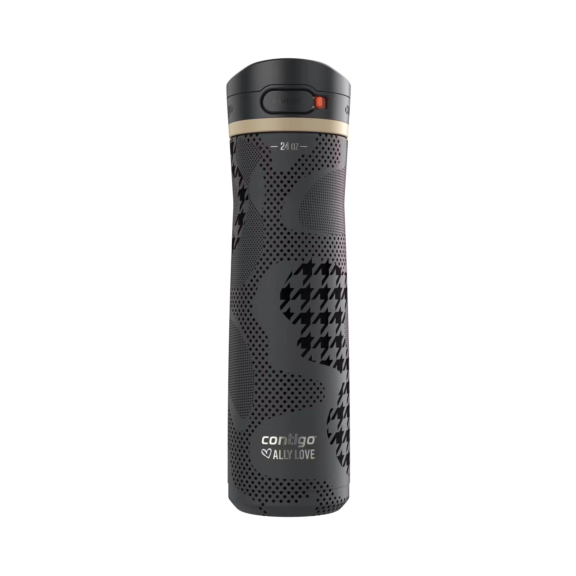 Contigo® x Ally Love Jackson Chill 2.0 Stainless Steel Water Bottle with AUTOPOP® Lid, 24oz Licorice