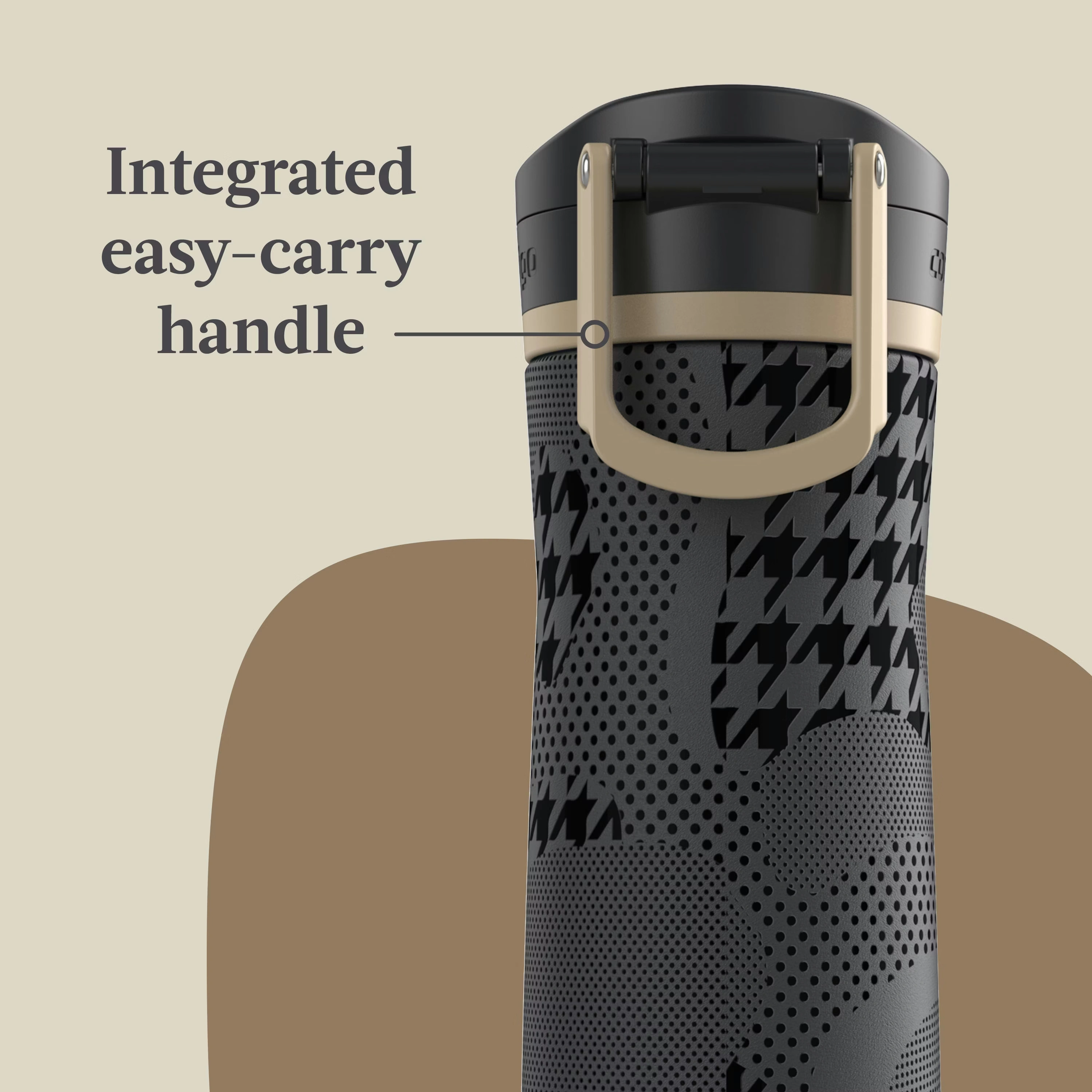 Contigo® x Ally Love Jackson Chill 2.0 Stainless Steel Water Bottle with AUTOPOP®  Lid, 24oz Licorice