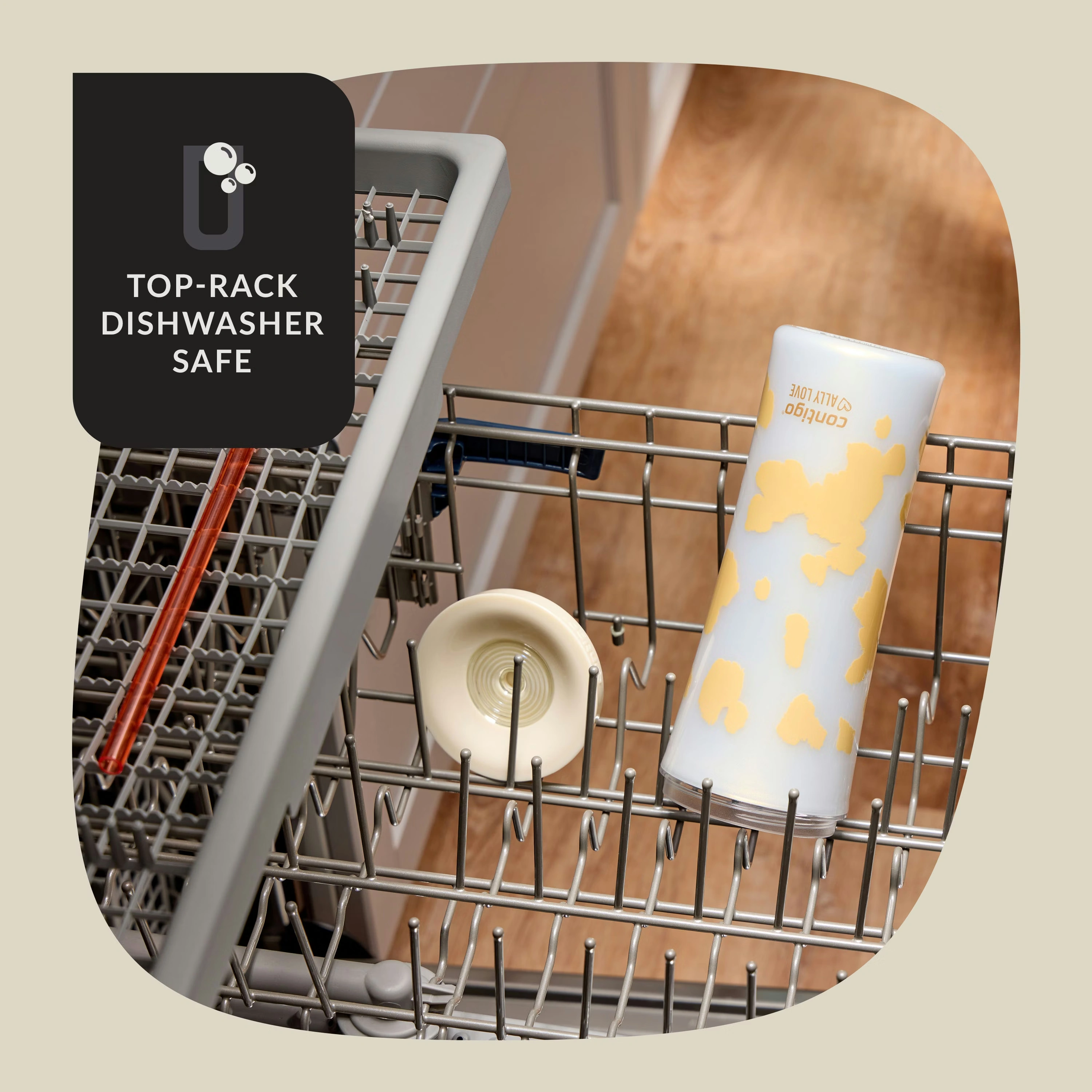 Contigo® x Ally Love Streeterville AUTOCLOSE® Shake & Go® Tumbler, 20oz Oatmilk 6 Contigo® x Ally Love Streeterville AUTOCLOSE® Shake & Go® Tumbler, 20oz Oatmilk