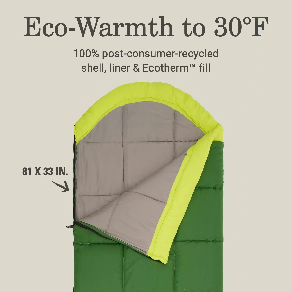 Arch Bay™ 30°F Sleeping Bag Rock