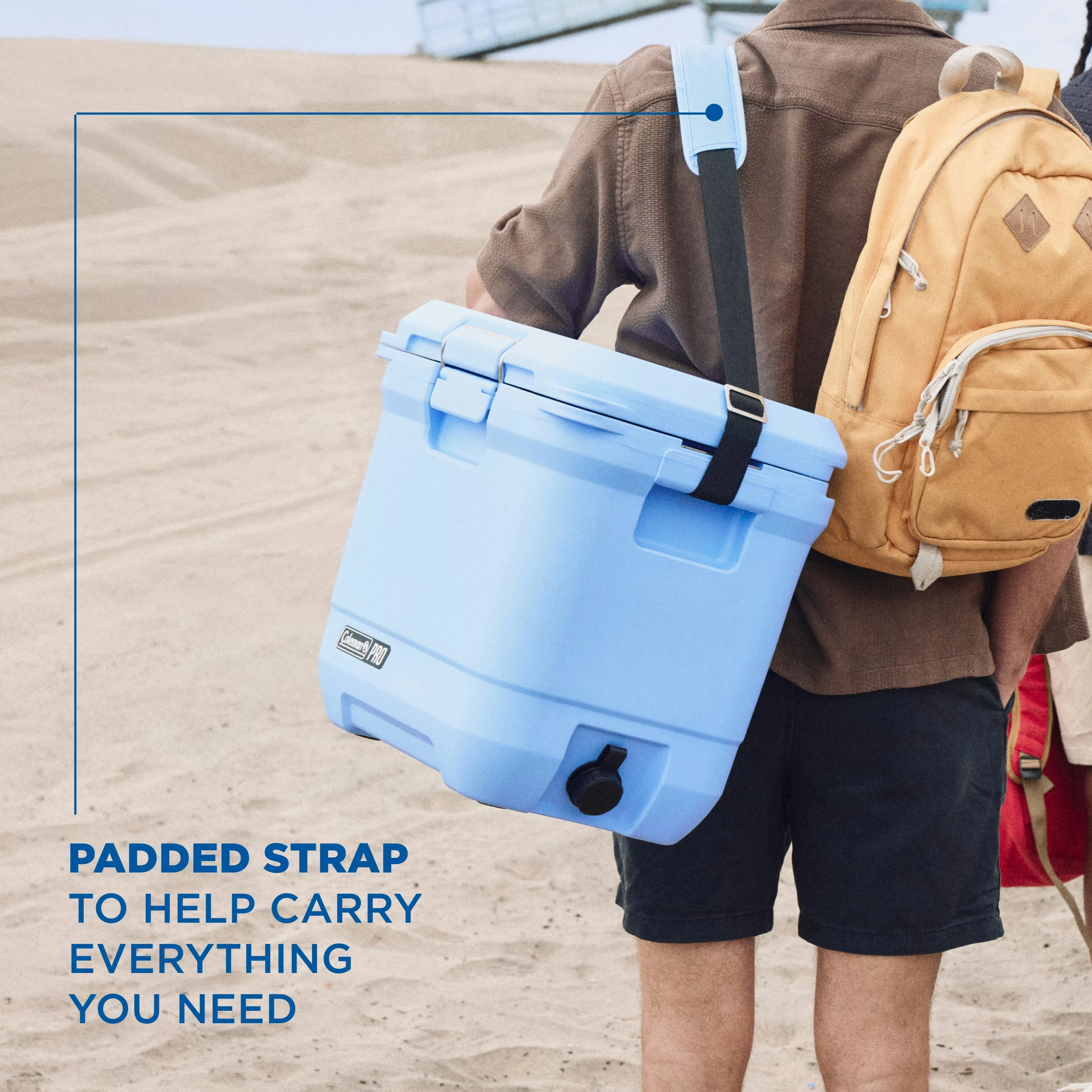 Coleman® Pro 25-Quart Hard Cooler Blue Sky 6 Coleman® Pro 25-Quart Hard Cooler Blue Sky