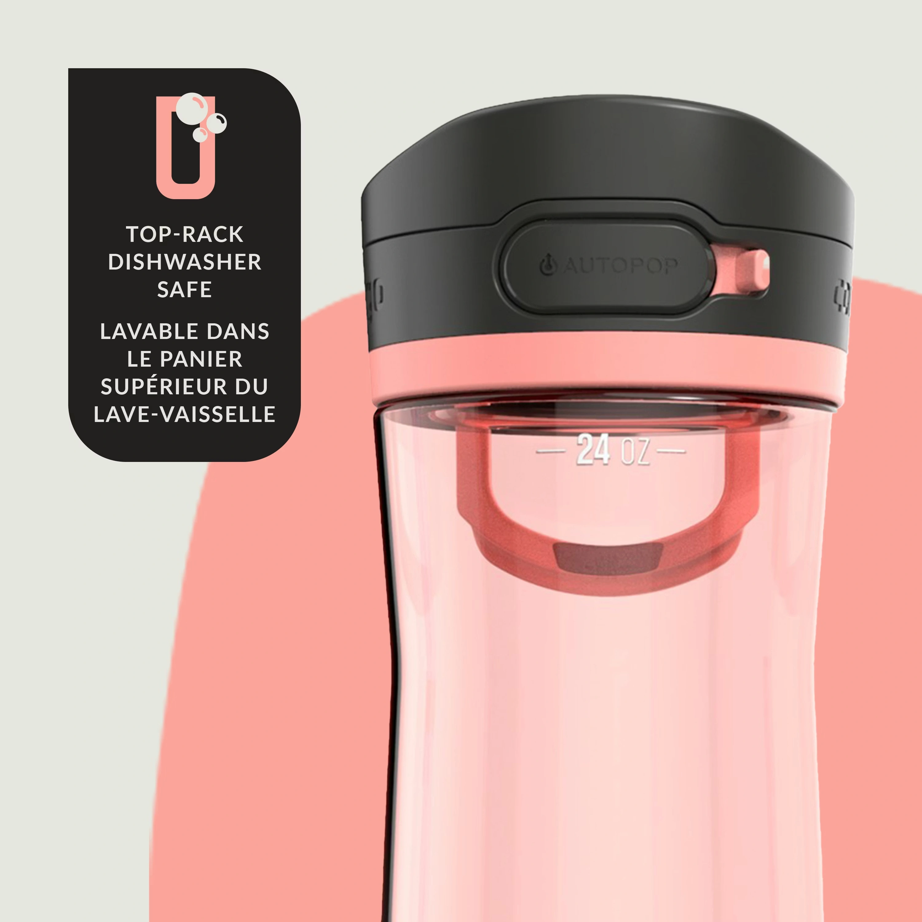 Contigo® Jackson 2.0 Tritan Water Bottle with AUTOPOP® Lid, 24oz, 2-Pack 14 Contigo® Jackson 2.0 Tritan Water Bottle with AUTOPOP® Lid, 24oz, 2-Pack