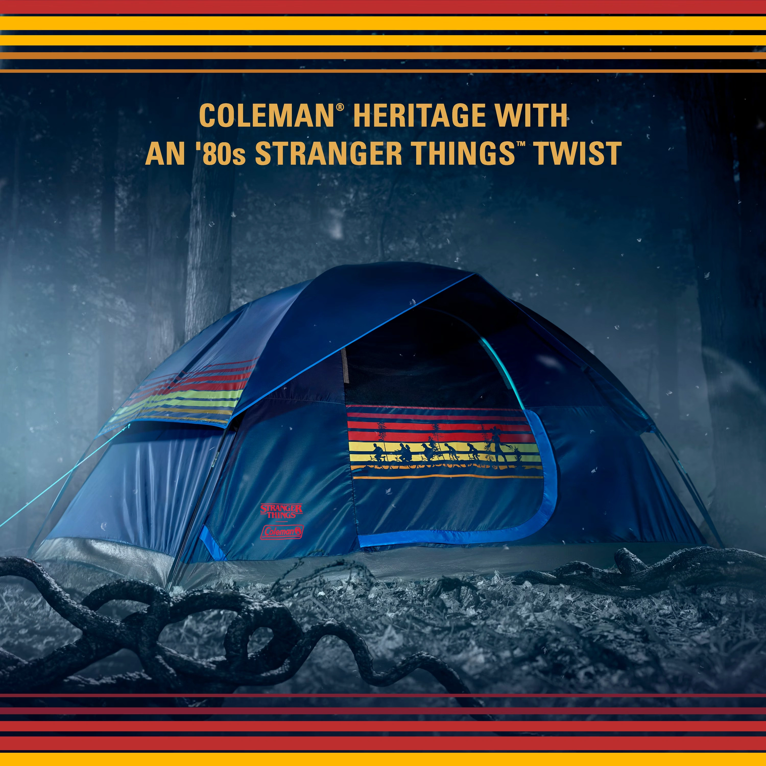 Stranger Things™ 4-Person Dome Tent 3 Stranger Things™ 4-Person Dome Tent