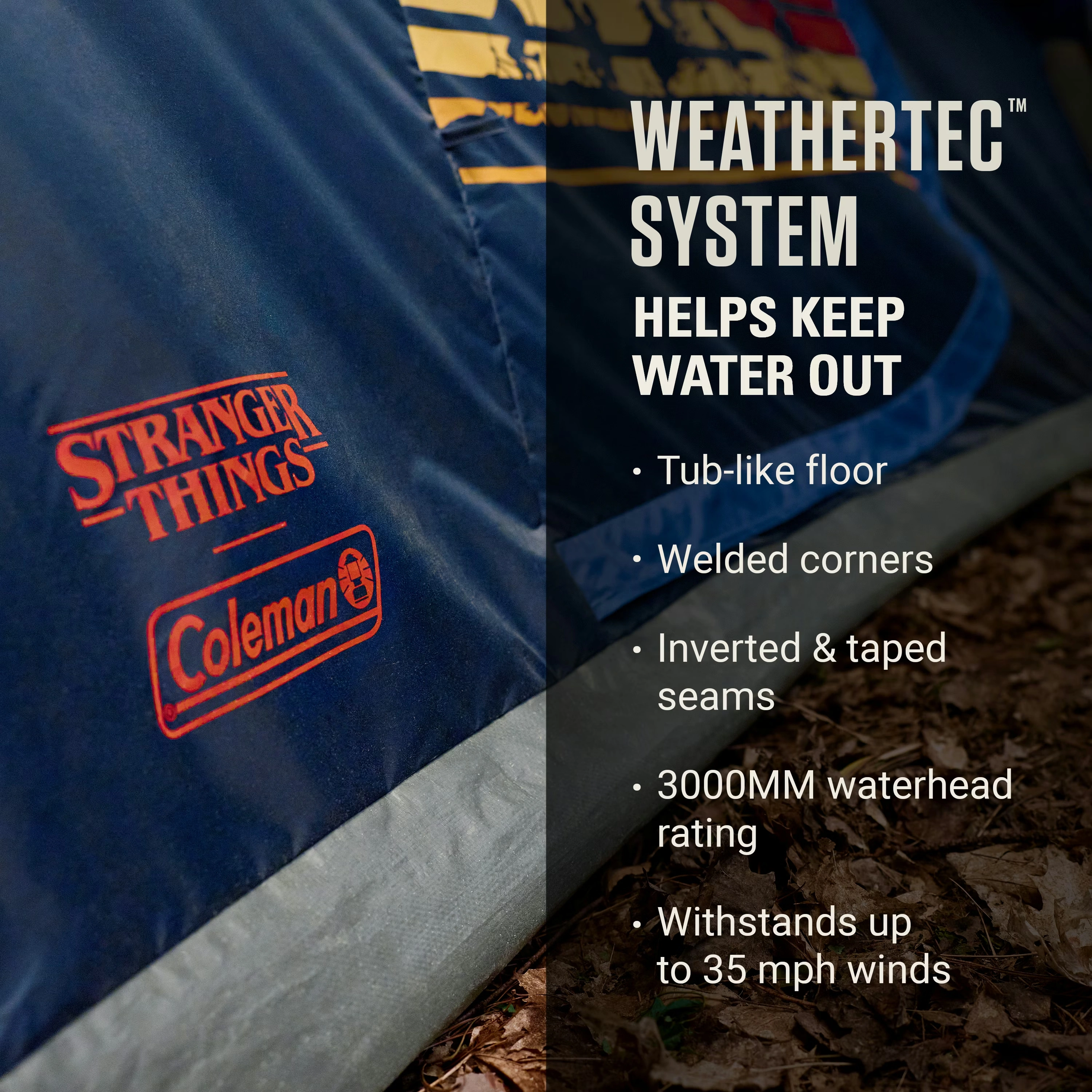 Stranger Things™ 4-Person Dome Tent 4 Stranger Things™ 4-Person Dome Tent