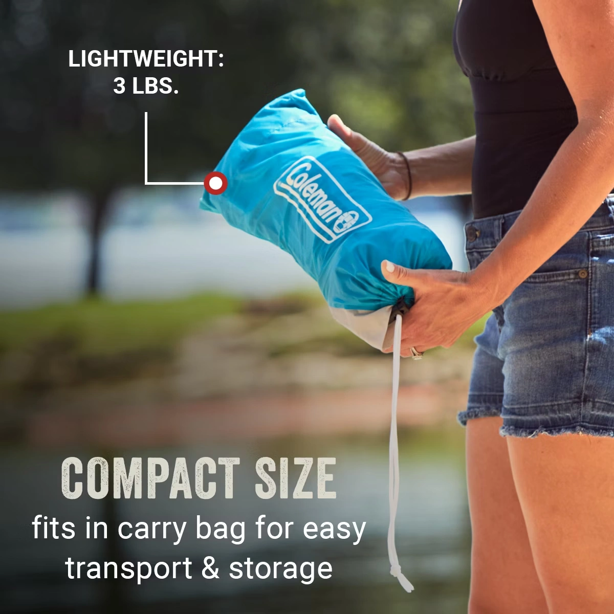 Skyshade™ Small Compact Beach Shade, Caribbean Sea