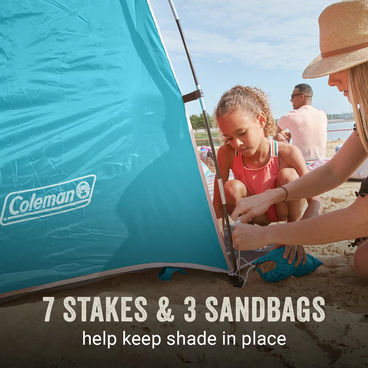 Skyshade™ Small Compact Beach Shade, Caribbean Sea 5 Skyshade™ Small Compact Beach Shade, Caribbean Sea