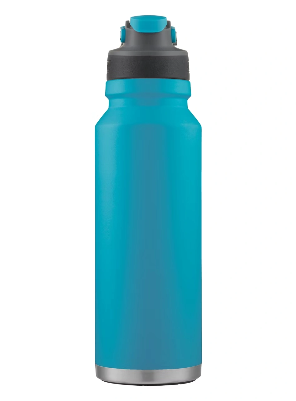FreeFlow AUTOSEAL® 40 oz Stainless Steel Water Bottle Caribbean Sea 3 FreeFlow AUTOSEAL® 40 oz Stainless Steel Water Bottle Caribbean Sea