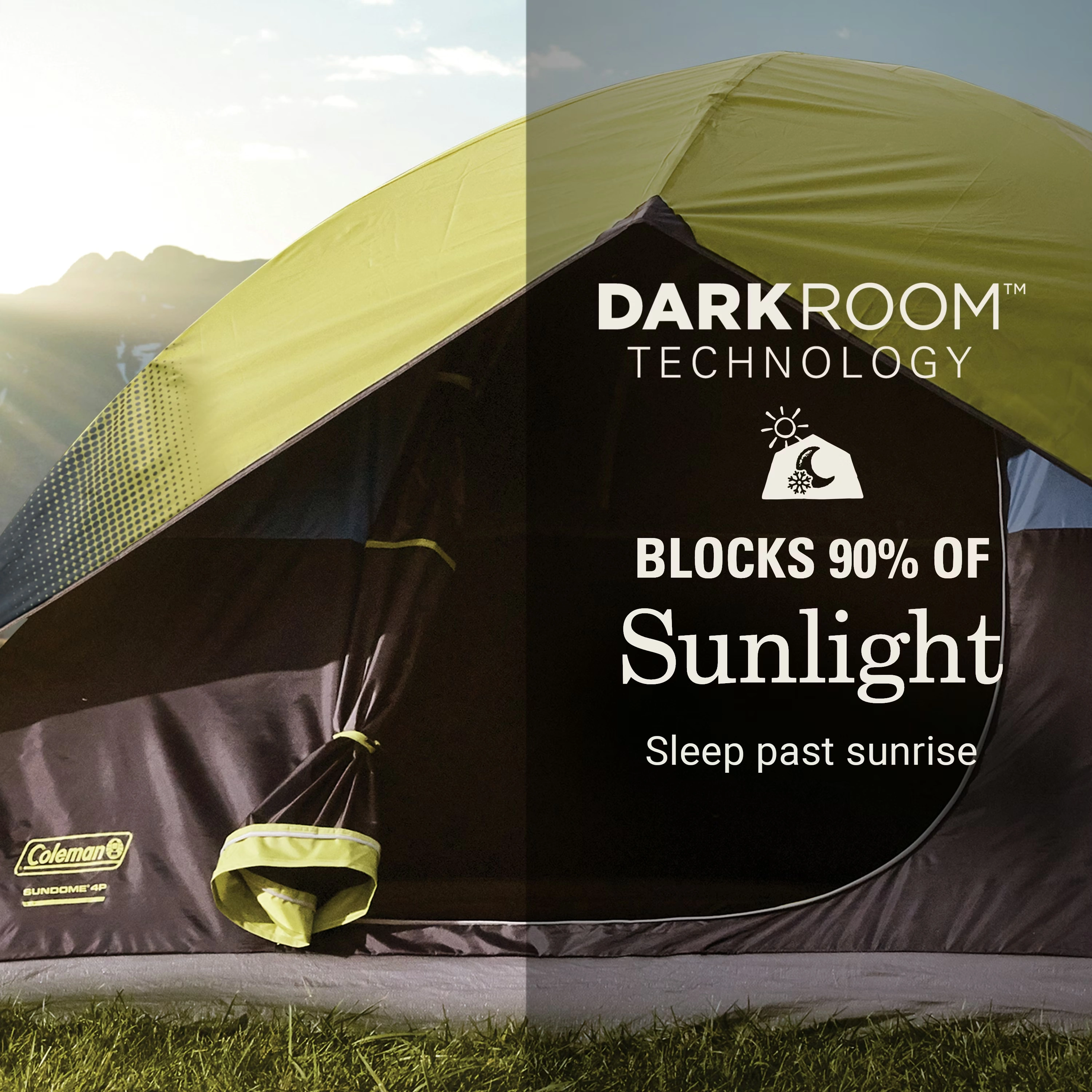 4-Person Dark Room Sundome Tent