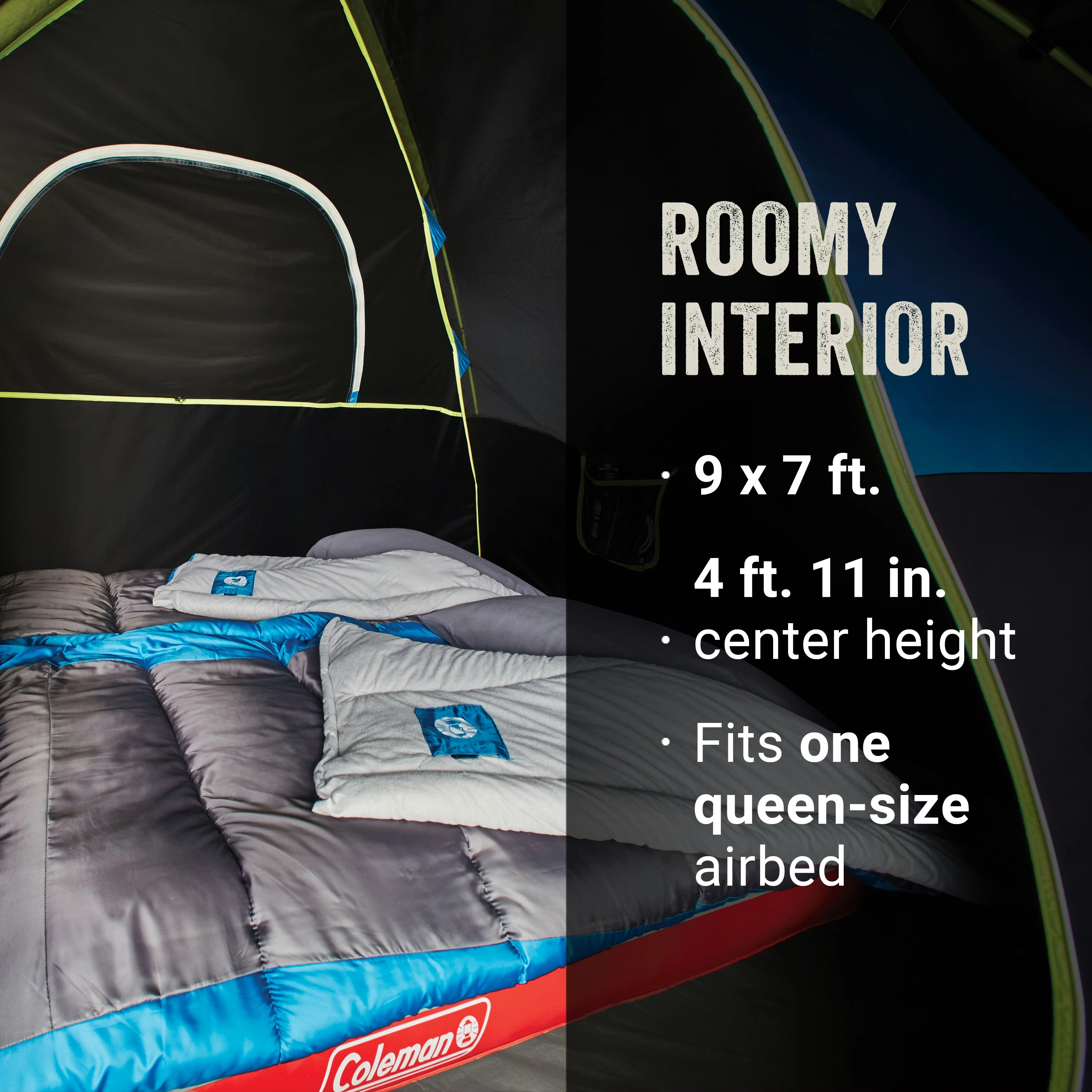 4-Person Dark Room Sundome Tent 5 4-Person Dark Room Sundome Tent