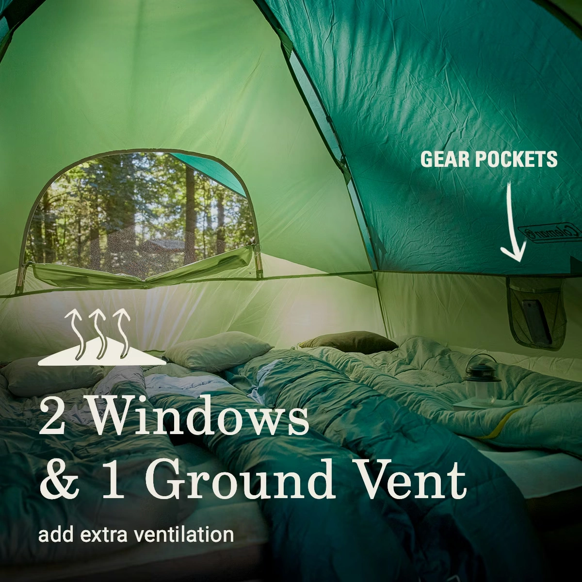 Sundome® 6-Person Camping Tent Spruce Green 4 Sundome® 6-Person Camping Tent Spruce Green