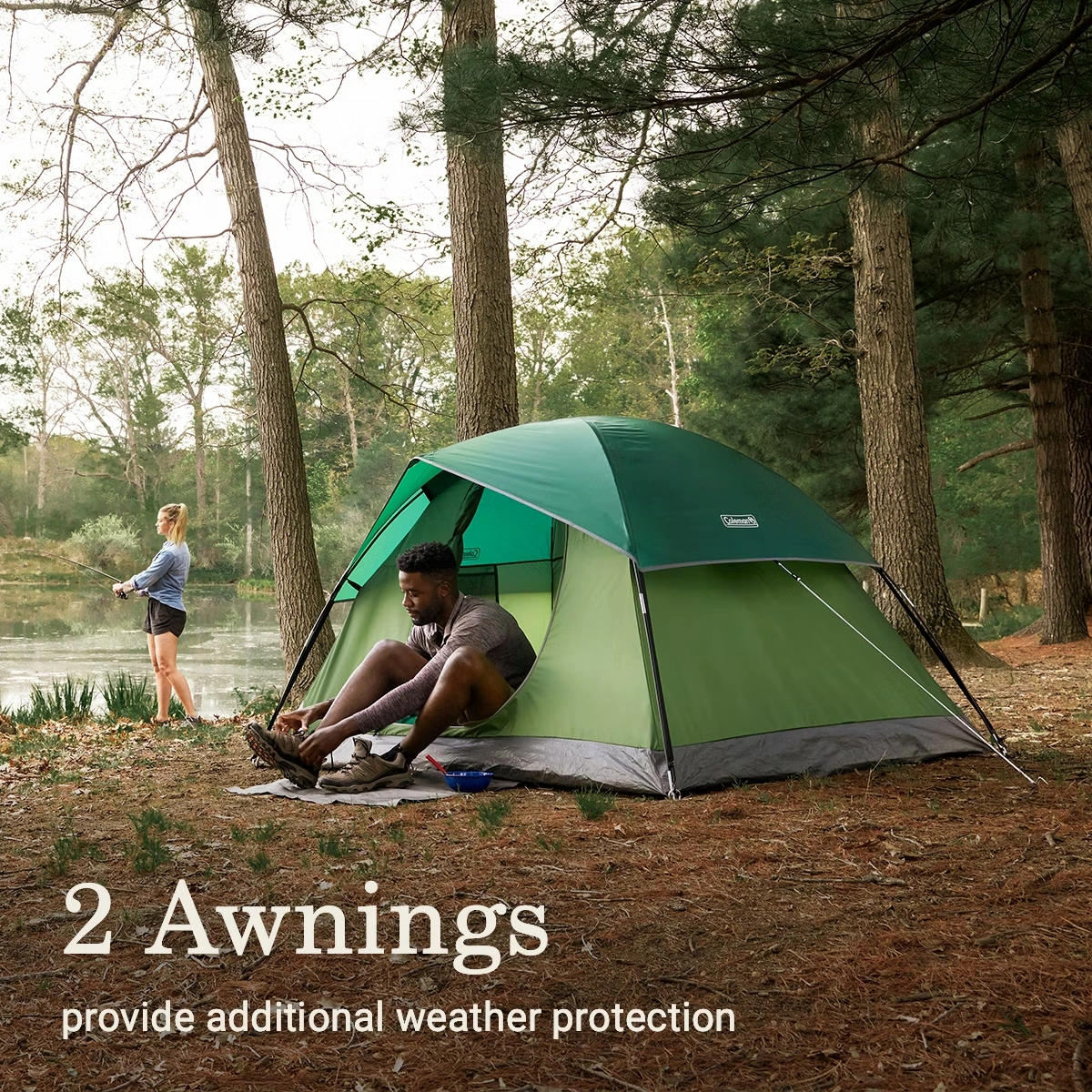 Sundome® 2-Person Camping Tent Spruce Green 5 Sundome® 2-Person Camping Tent Spruce Green