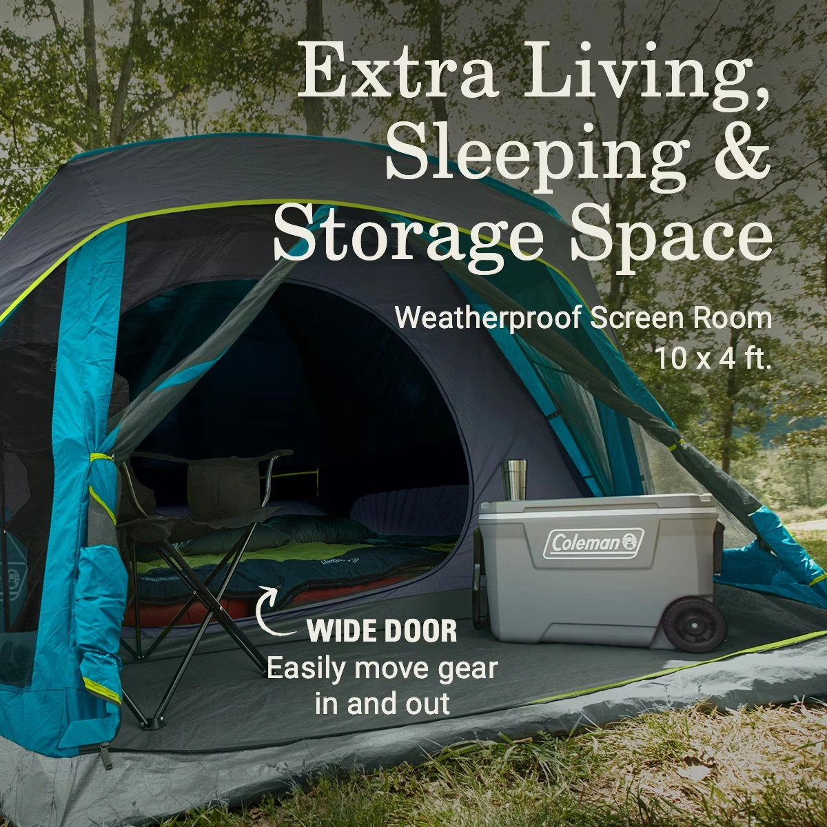 Skydome™ 6-Person Screen Room Camping Tent with Dark Room™ Technology 4 Skydome™ 6-Person Screen Room Camping Tent with Dark Room™ Technology