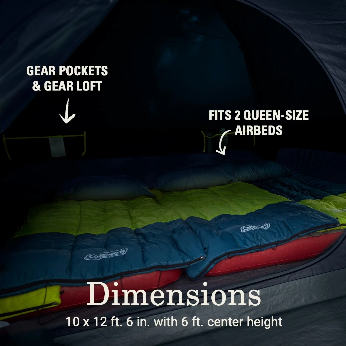 Skydome™ 6-Person Screen Room Camping Tent with Dark Room™ Technology 6 Skydome™ 6-Person Screen Room Camping Tent with Dark Room™ Technology