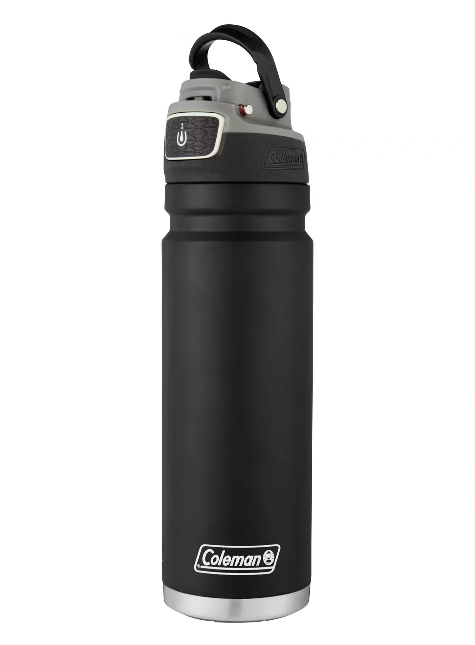 FreeFlow AUTOSEAL® 24 oz Stainless Steel Water Bottle Black 4 FreeFlow AUTOSEAL® 24 oz Stainless Steel Water Bottle Black